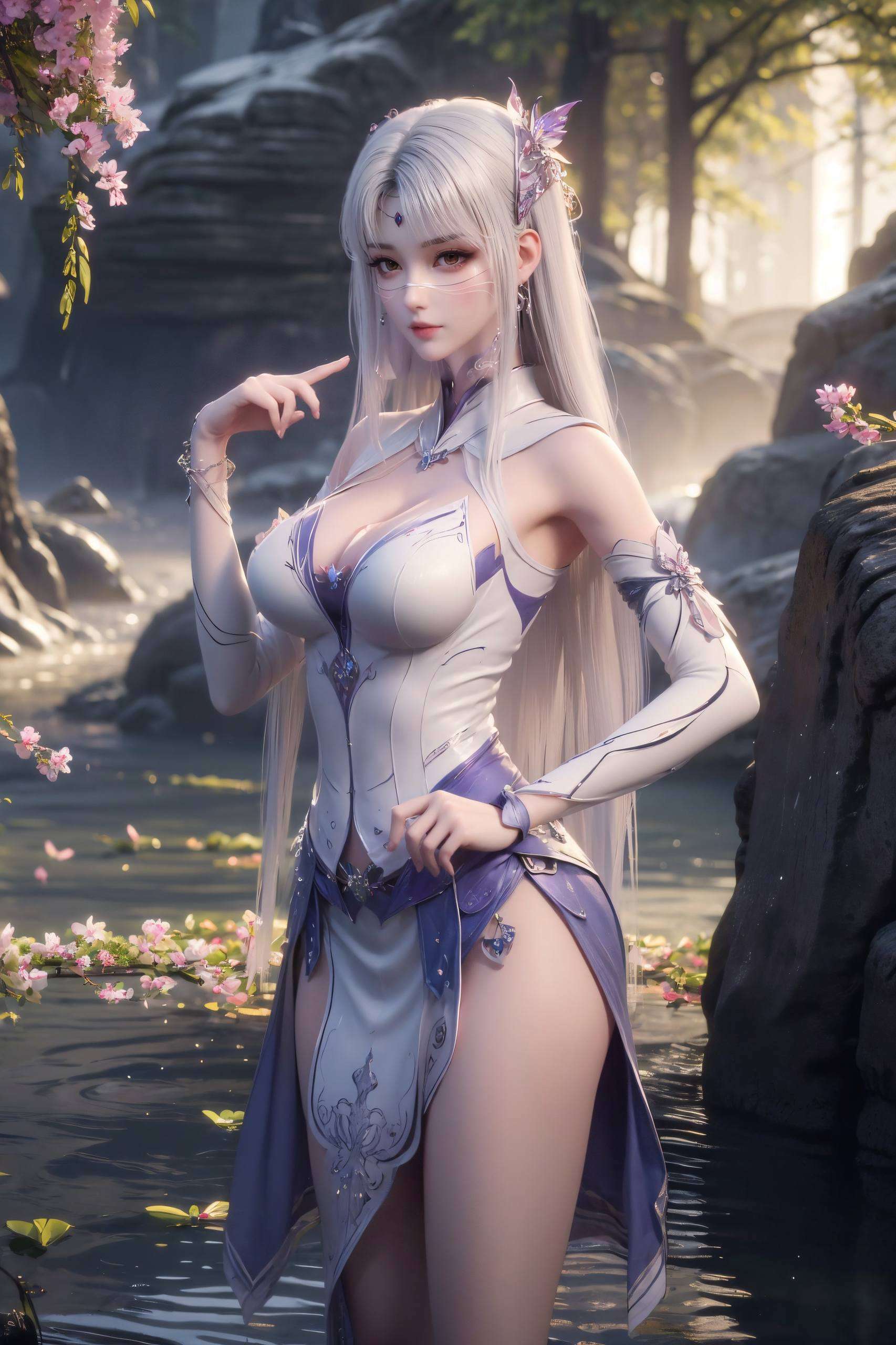 将小医仙斗尊的建模之美完美呈现细腻的线条、鲜明的色彩