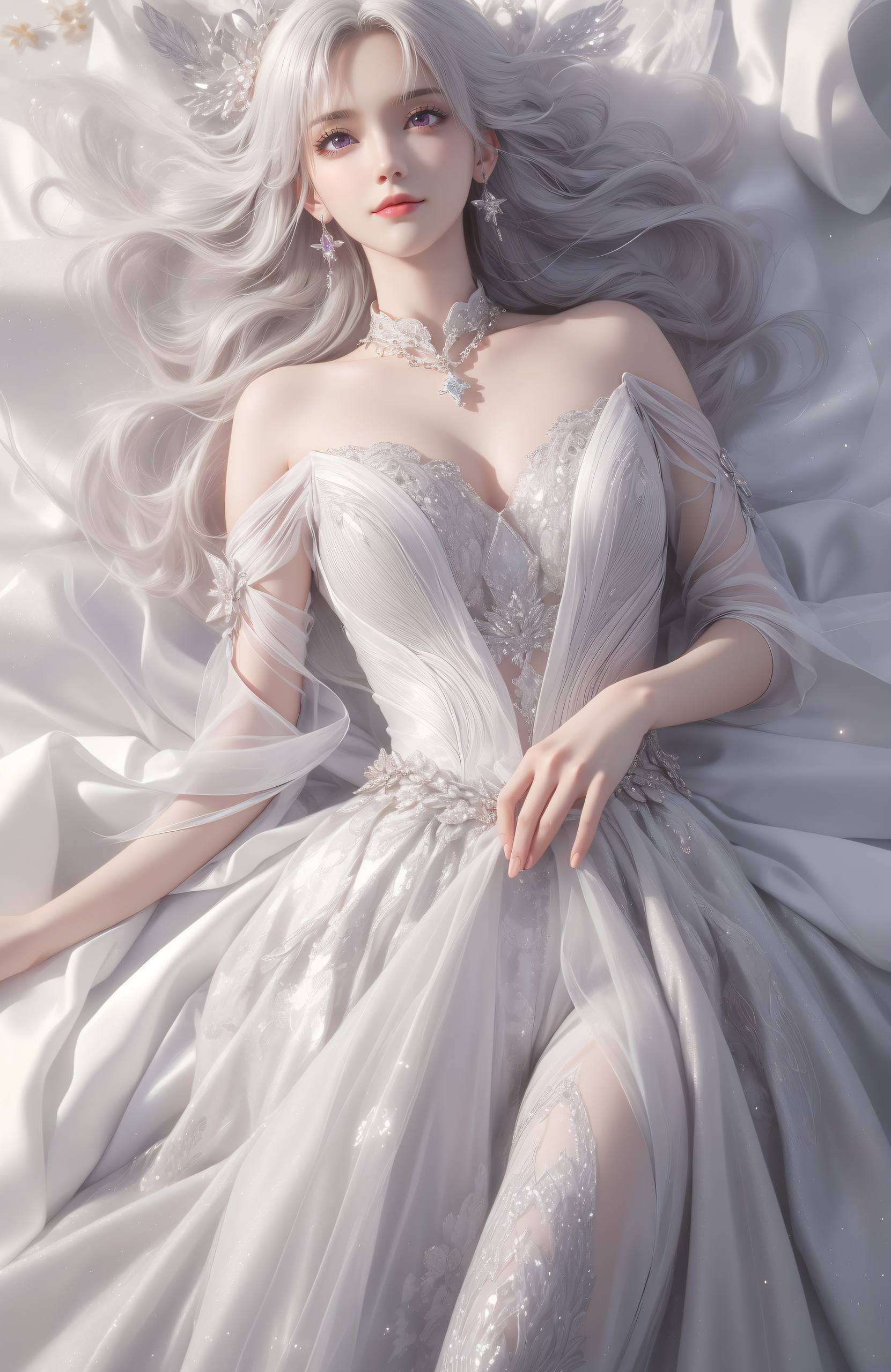 细腻纹理与柔和色调小医仙的温柔如紫色平板艺术般绽放