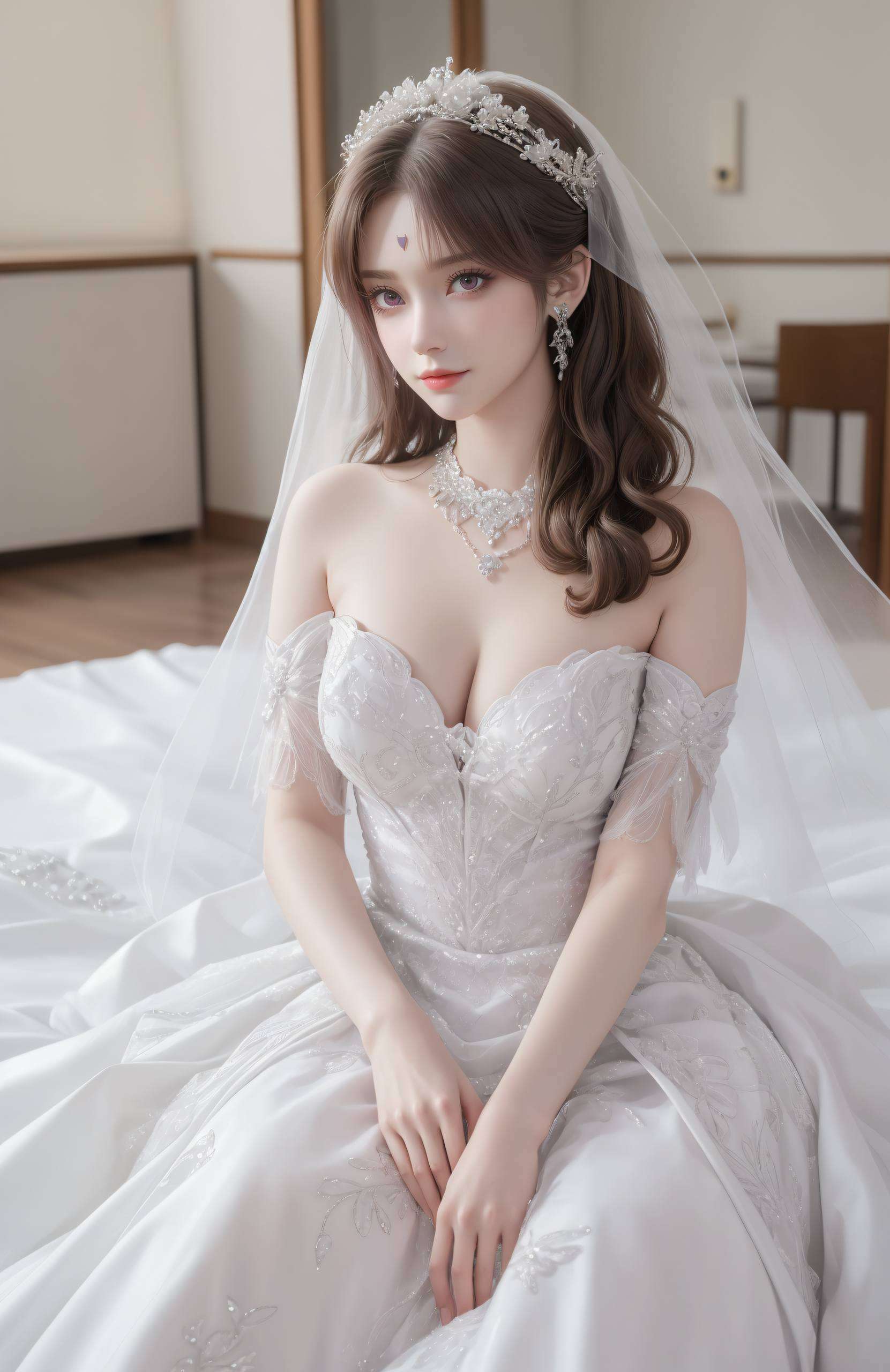 小医仙壁纸动漫高清无水印这张AI绘画角色笑容素材