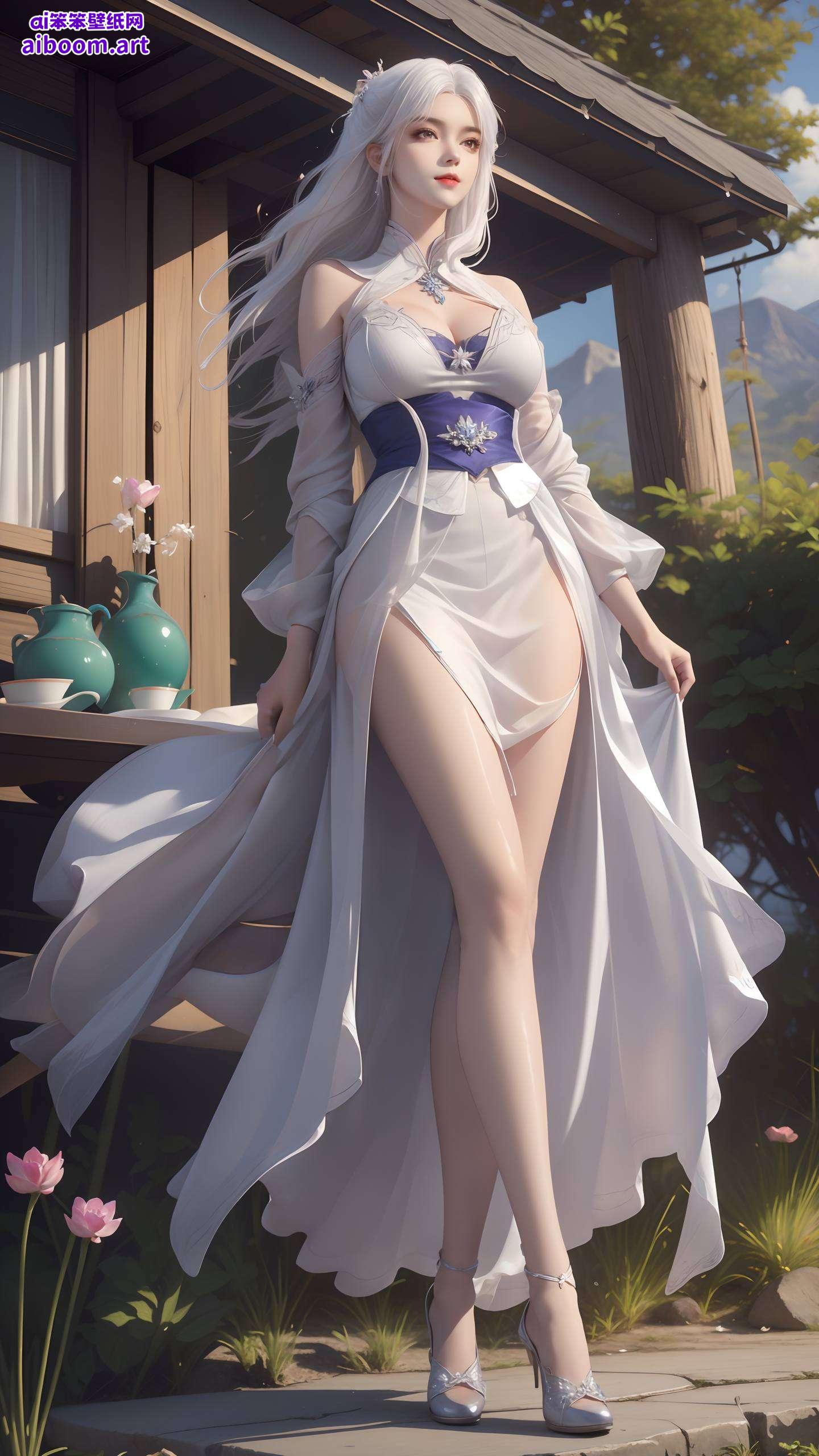 让壁纸散发出独特的魅力这张融合了金属质感的iPhone国漫女神壁纸