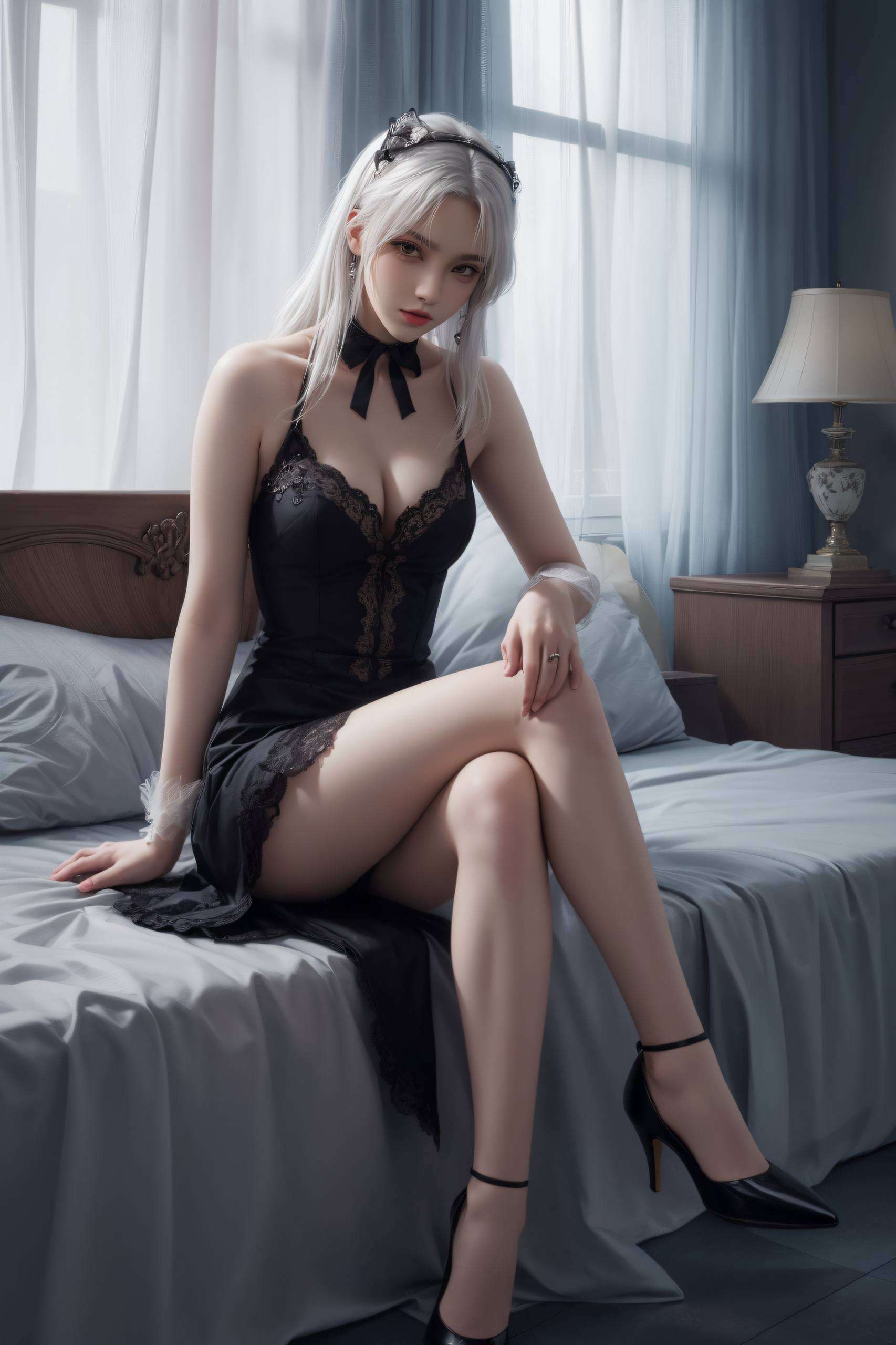 这张以小医仙为主角的AI绘画壁纸每一帧细节都经过精心打磨