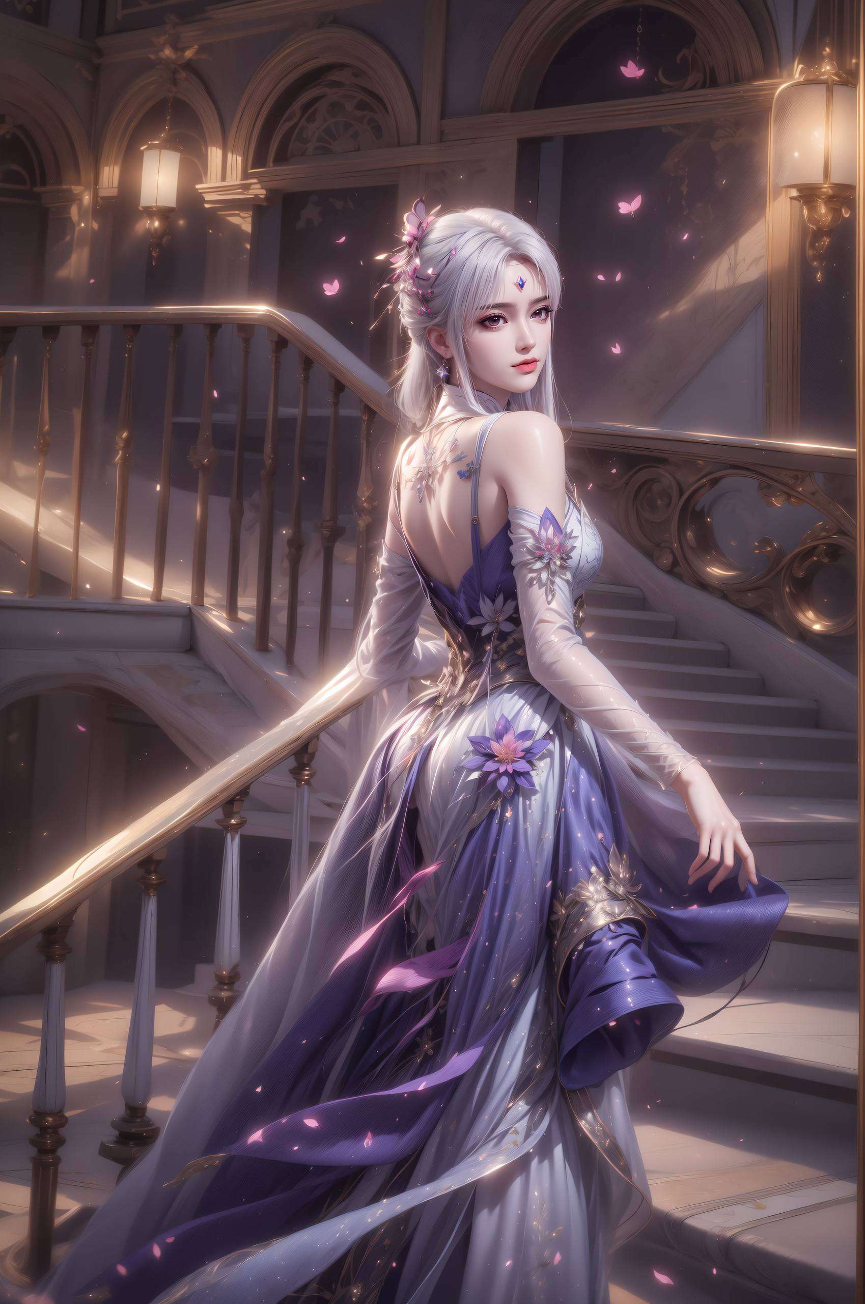 国漫元素的经典融合粉色调的浪漫氛围