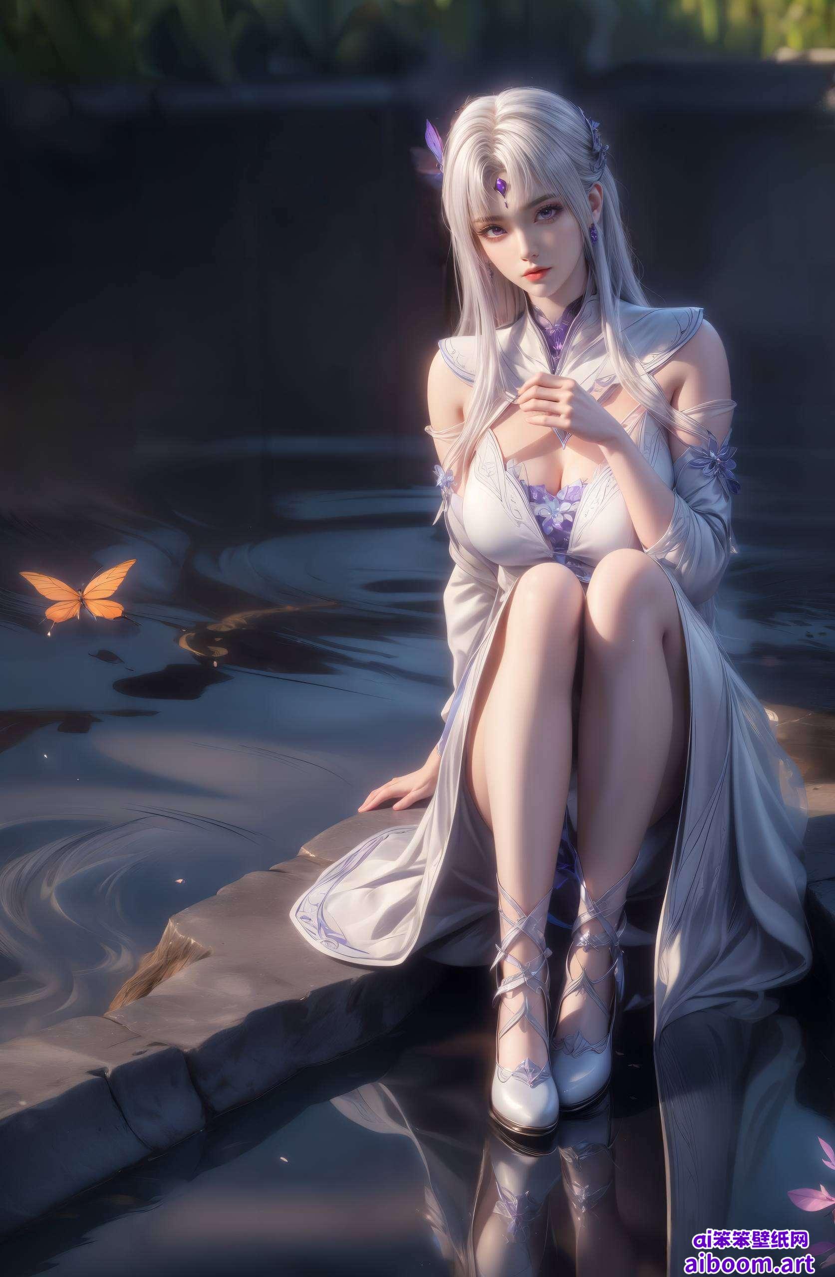 完美展现了她的静谧美捕捉了国漫女神小医仙的迷人风采