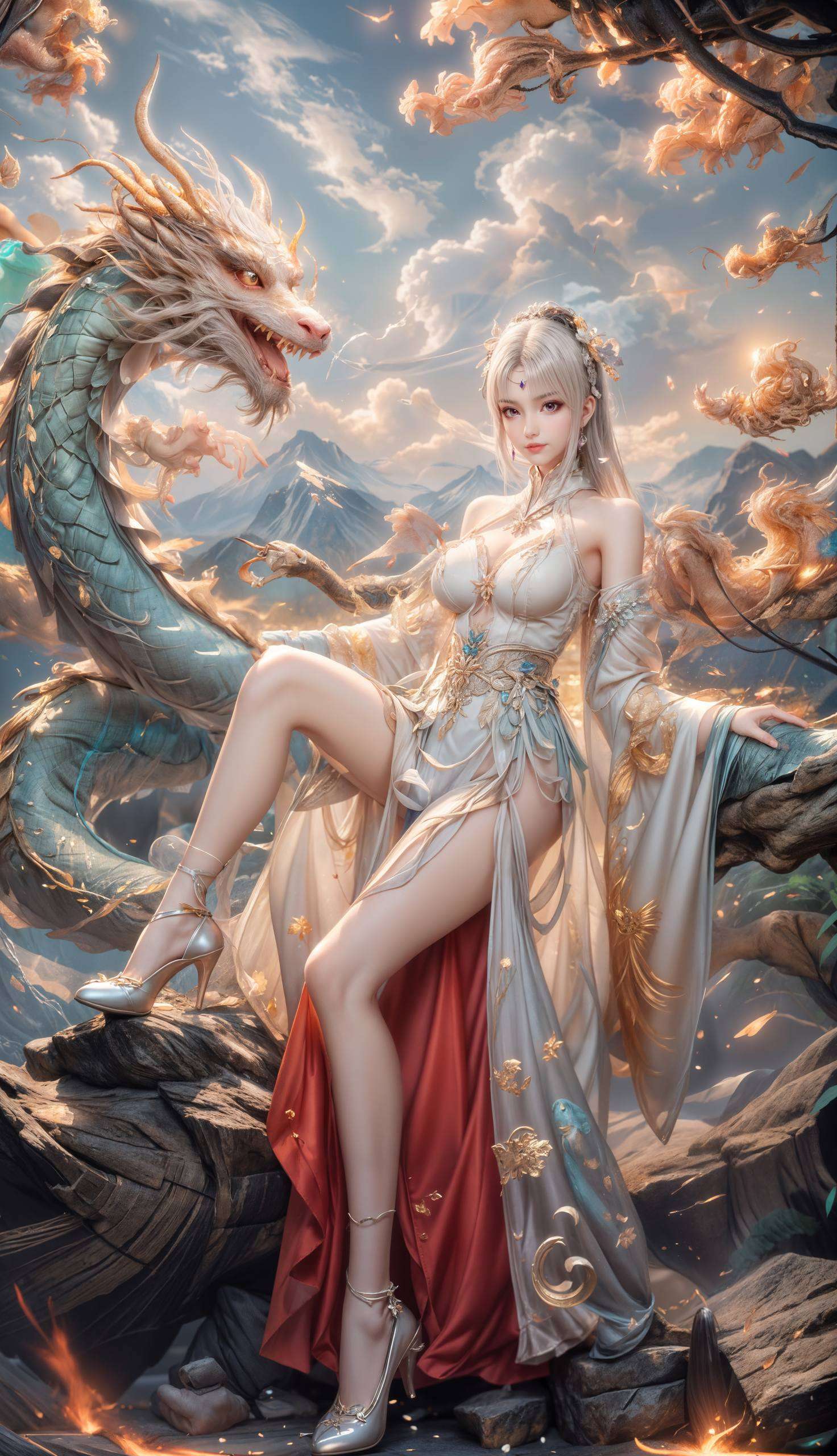 为你的设备增添一抹仙气吧！每一帧都是精心绘制