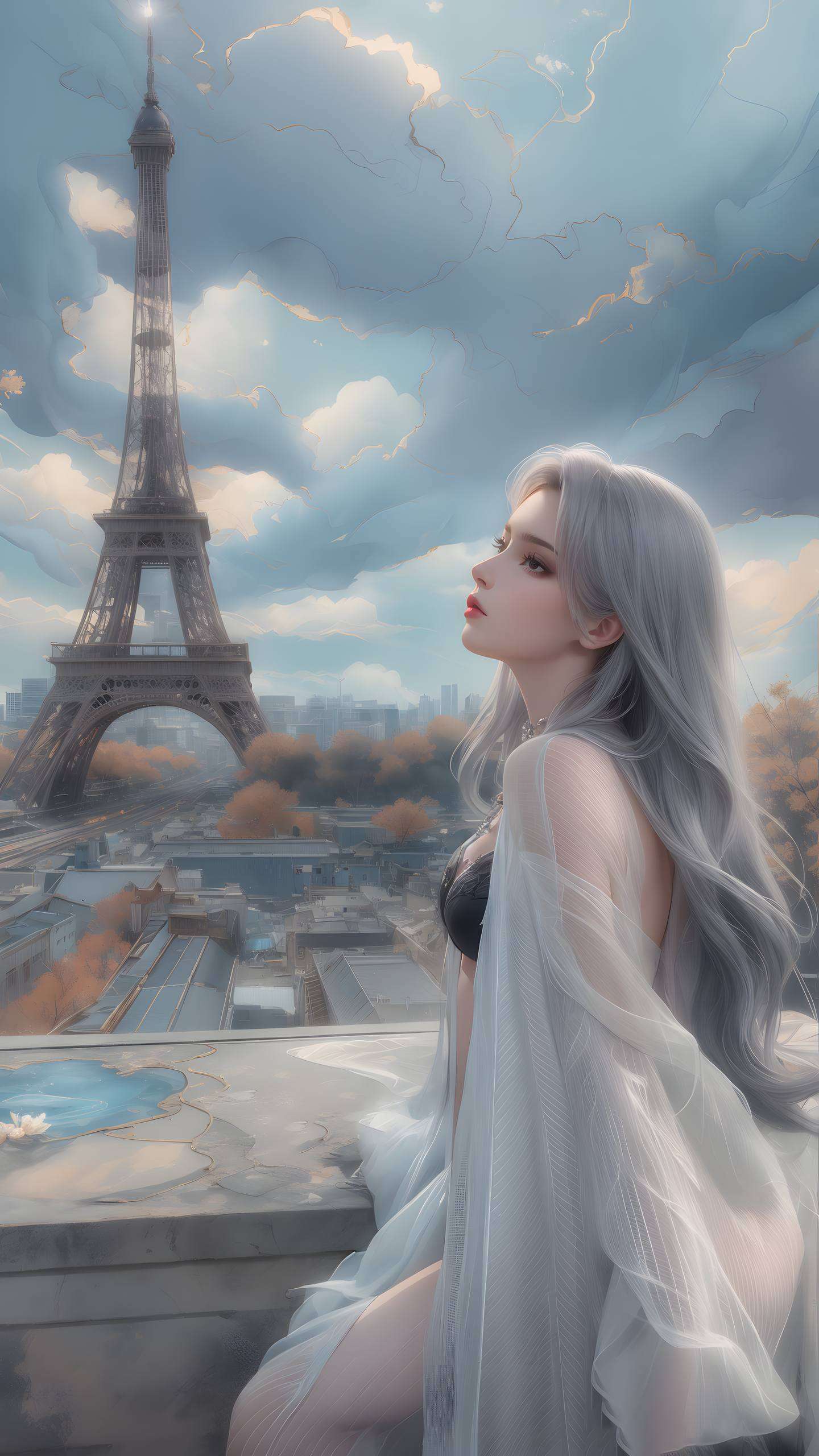 邂逅国漫女神！这张1080p高清壁纸绘制出古风美女的古韵风华