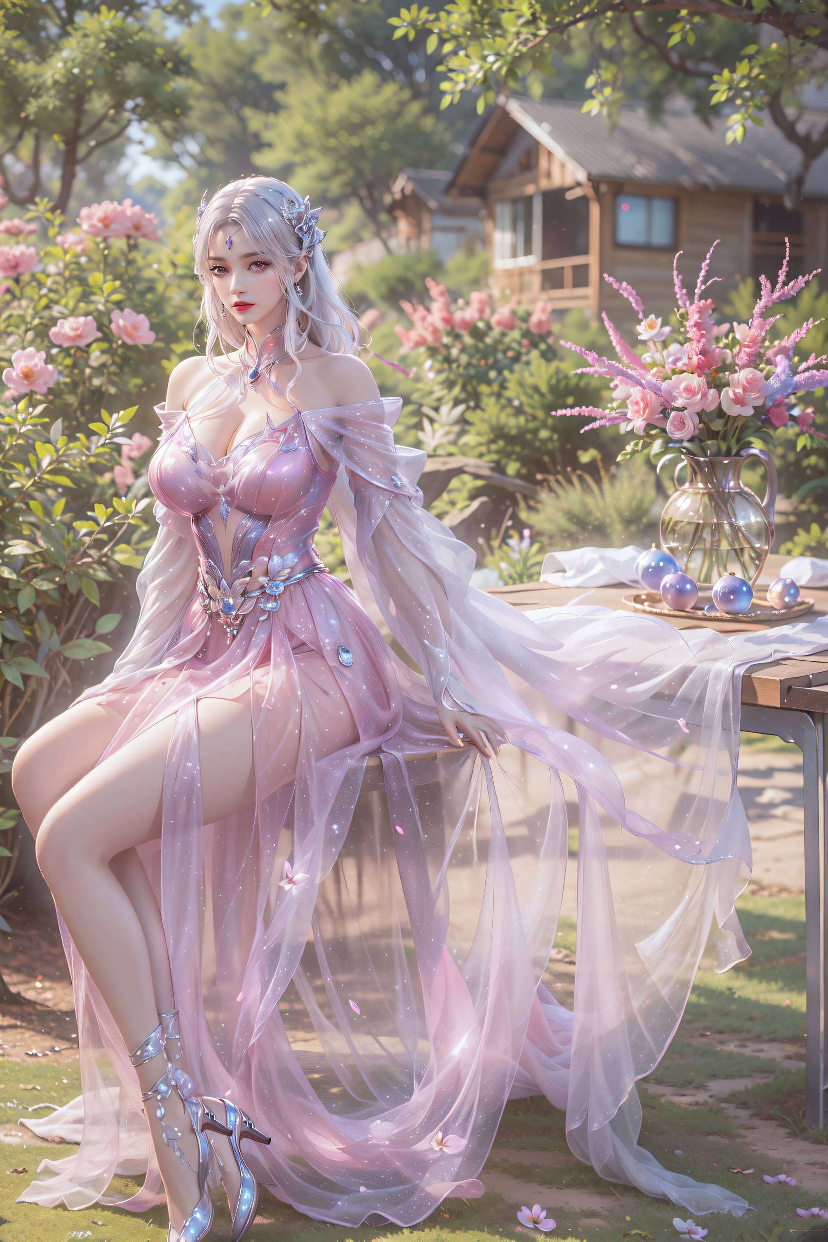 表情细腻传神这张AI绘画人物表情参考图壁纸