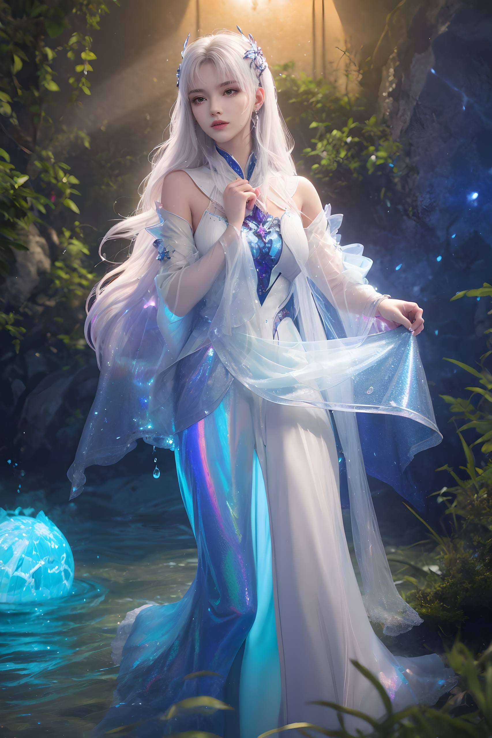 清新脱俗斗破苍穹年番中的小医仙化作壁纸