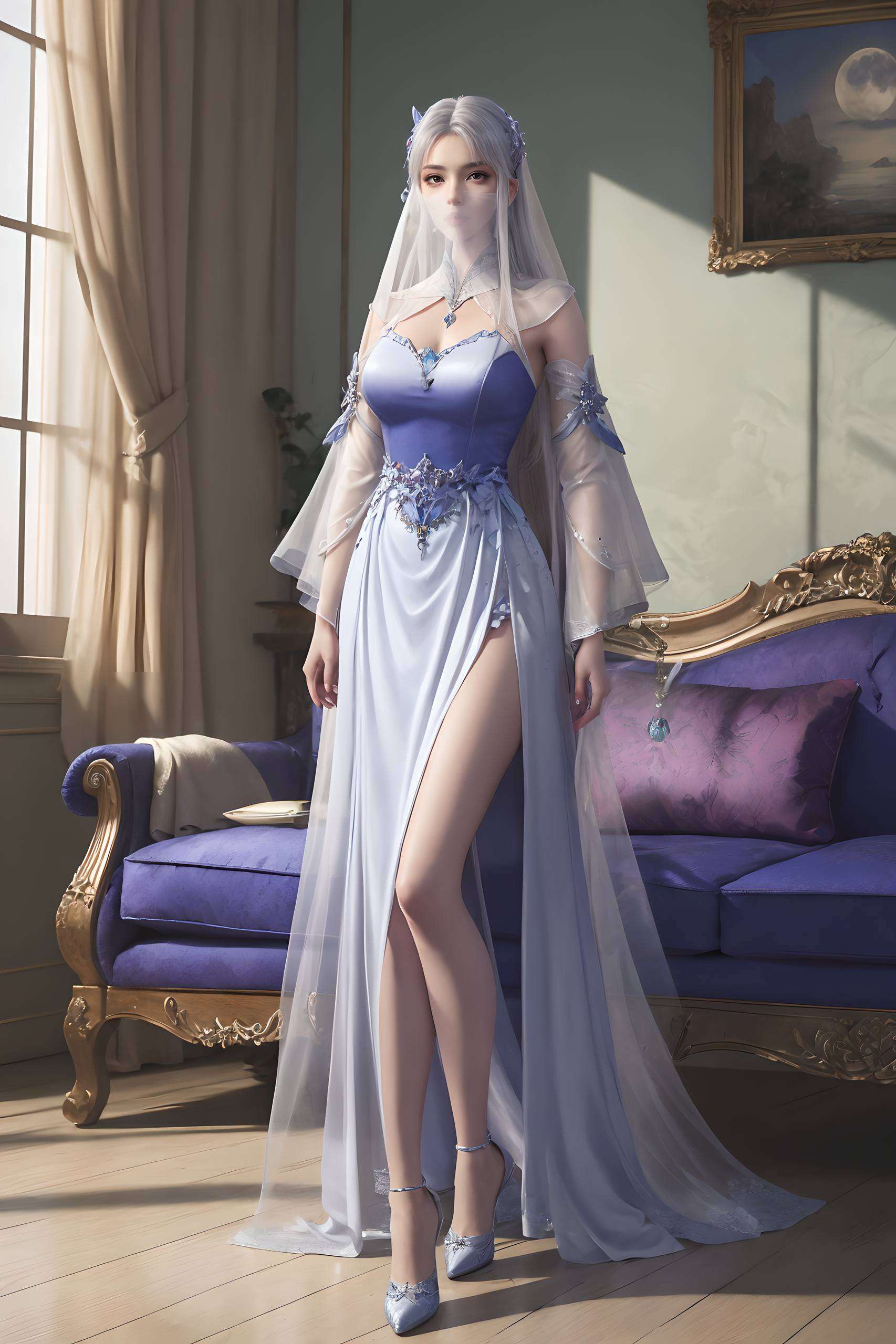 淡雅的色彩以小医仙的稀有高清形象为主题