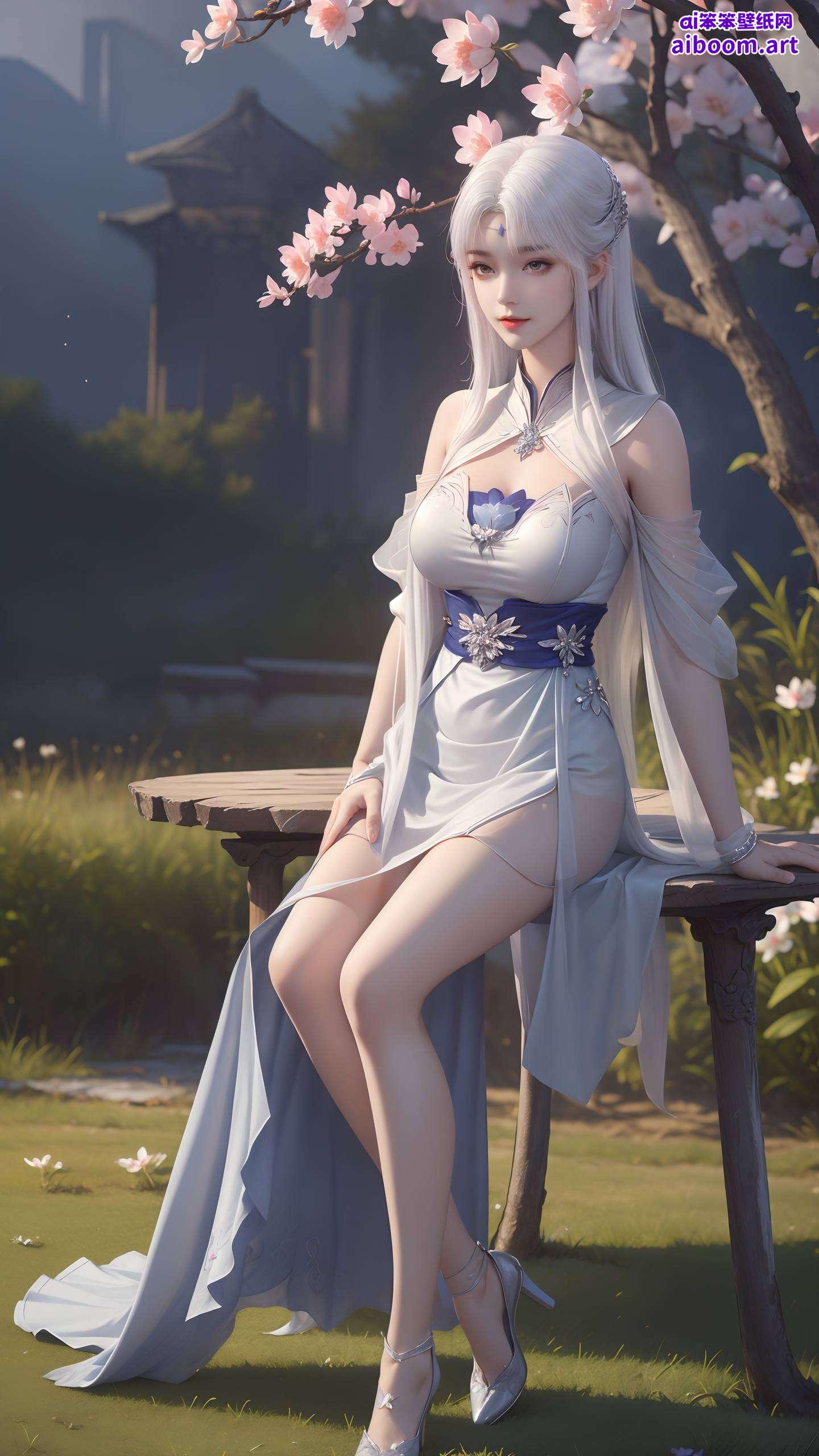 成就一幅令人心动的绝美壁纸白衣绝美的小医仙