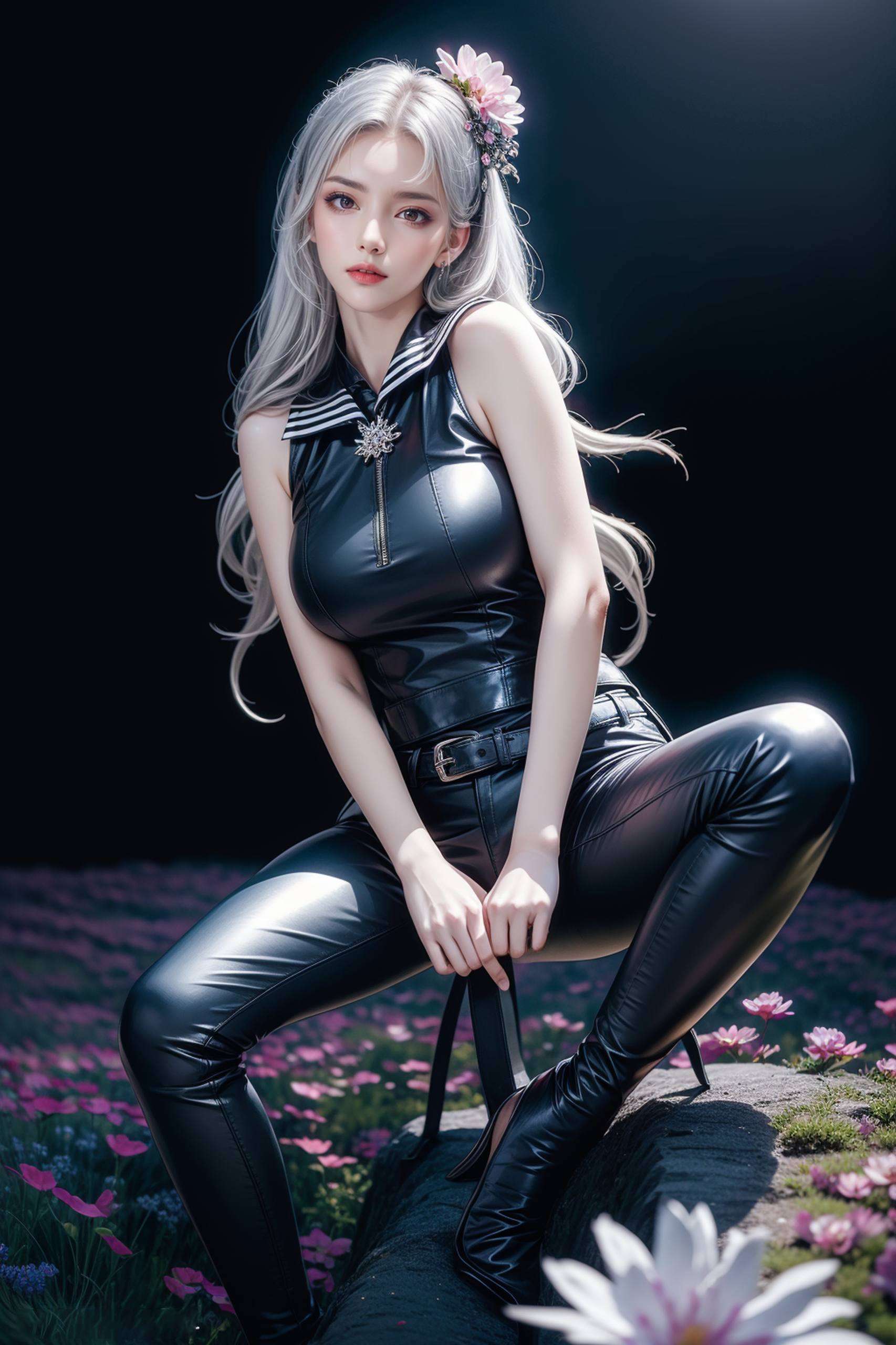融合了东方元素与国漫美女的魅力尽在粉色浪漫中