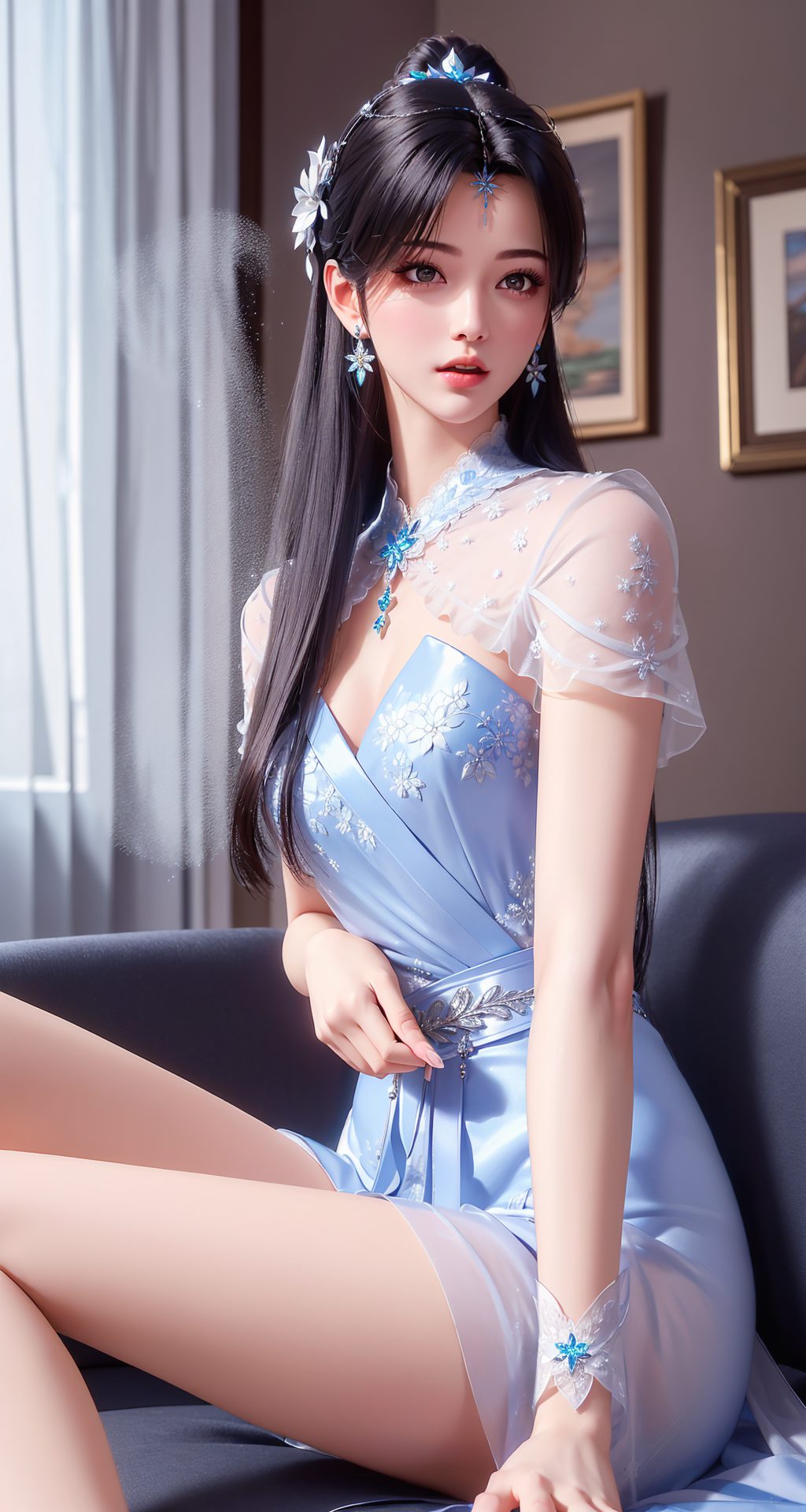 夏倾月为你的手机增添一抹温柔的风景