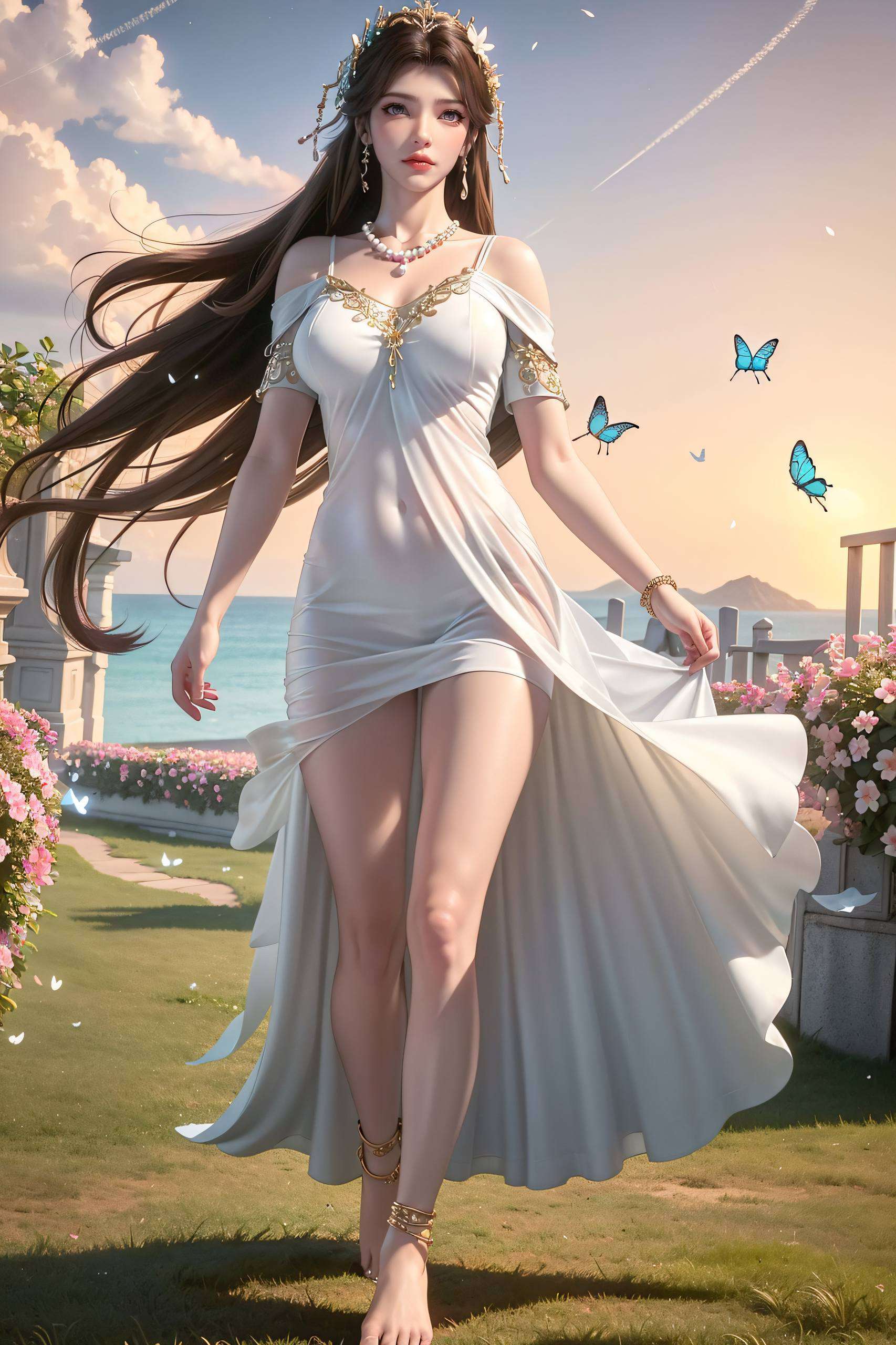 独特的国风元素国漫女神的动作之美