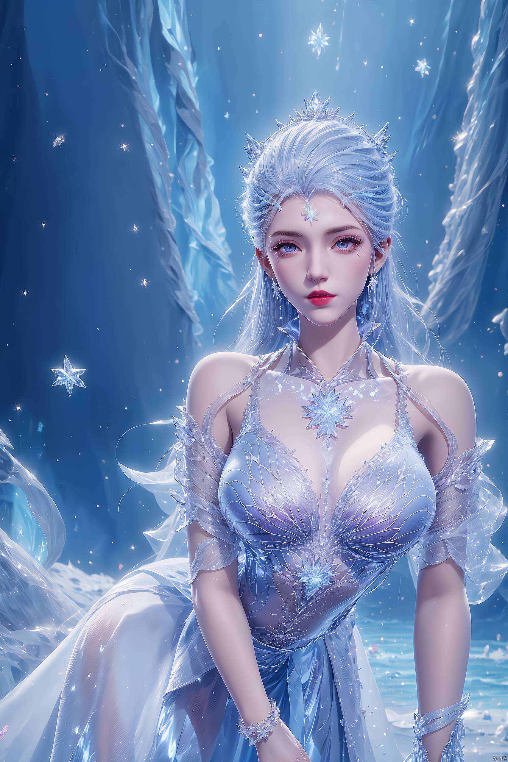 将绝世唐门的雪女完美呈现细节入微