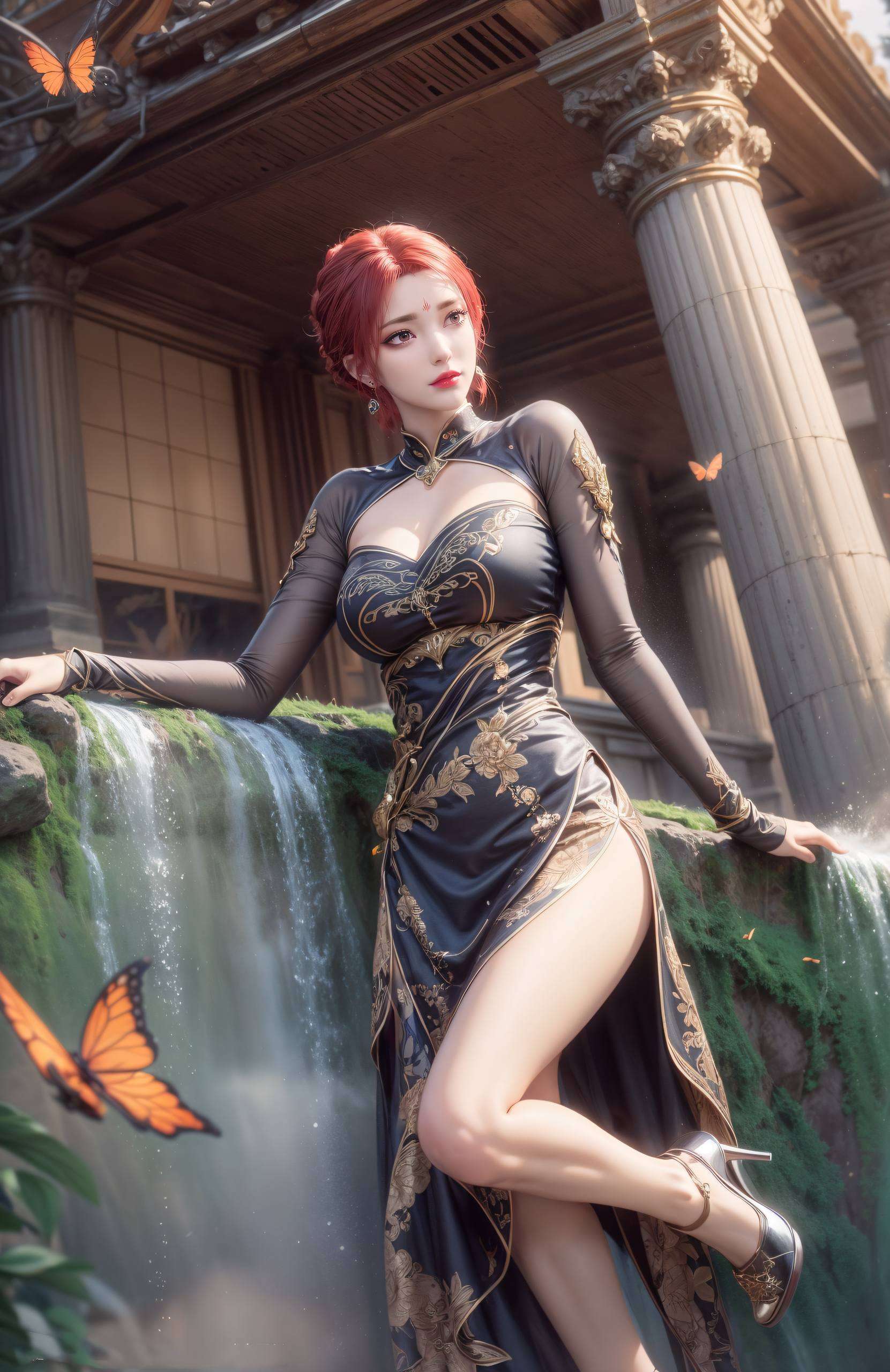 仿佛诉说着她的故事为你的桌面带来一抹静谧的国漫风情