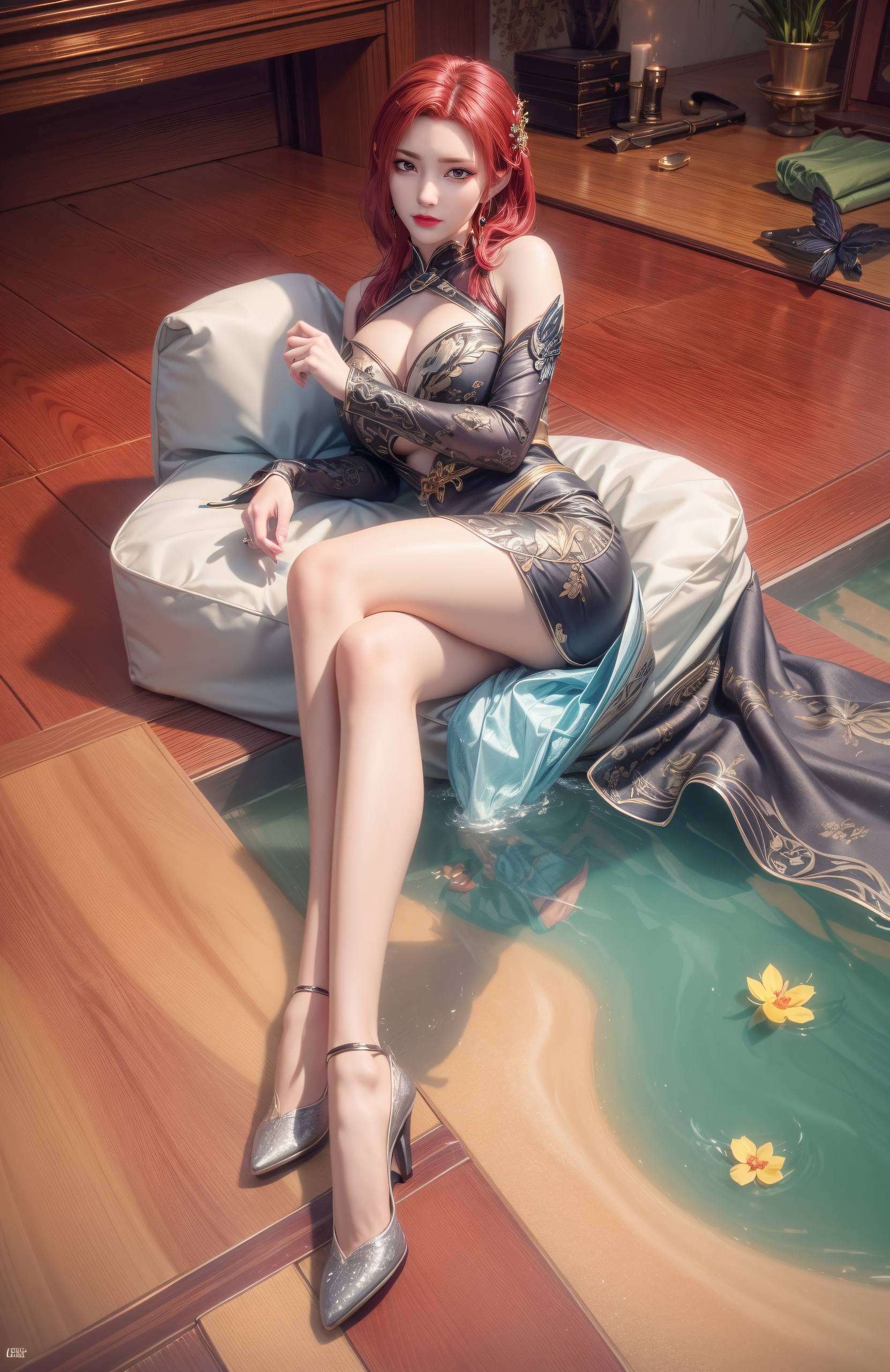 2560p的超高分辨率这张雅妃全身超清壁纸