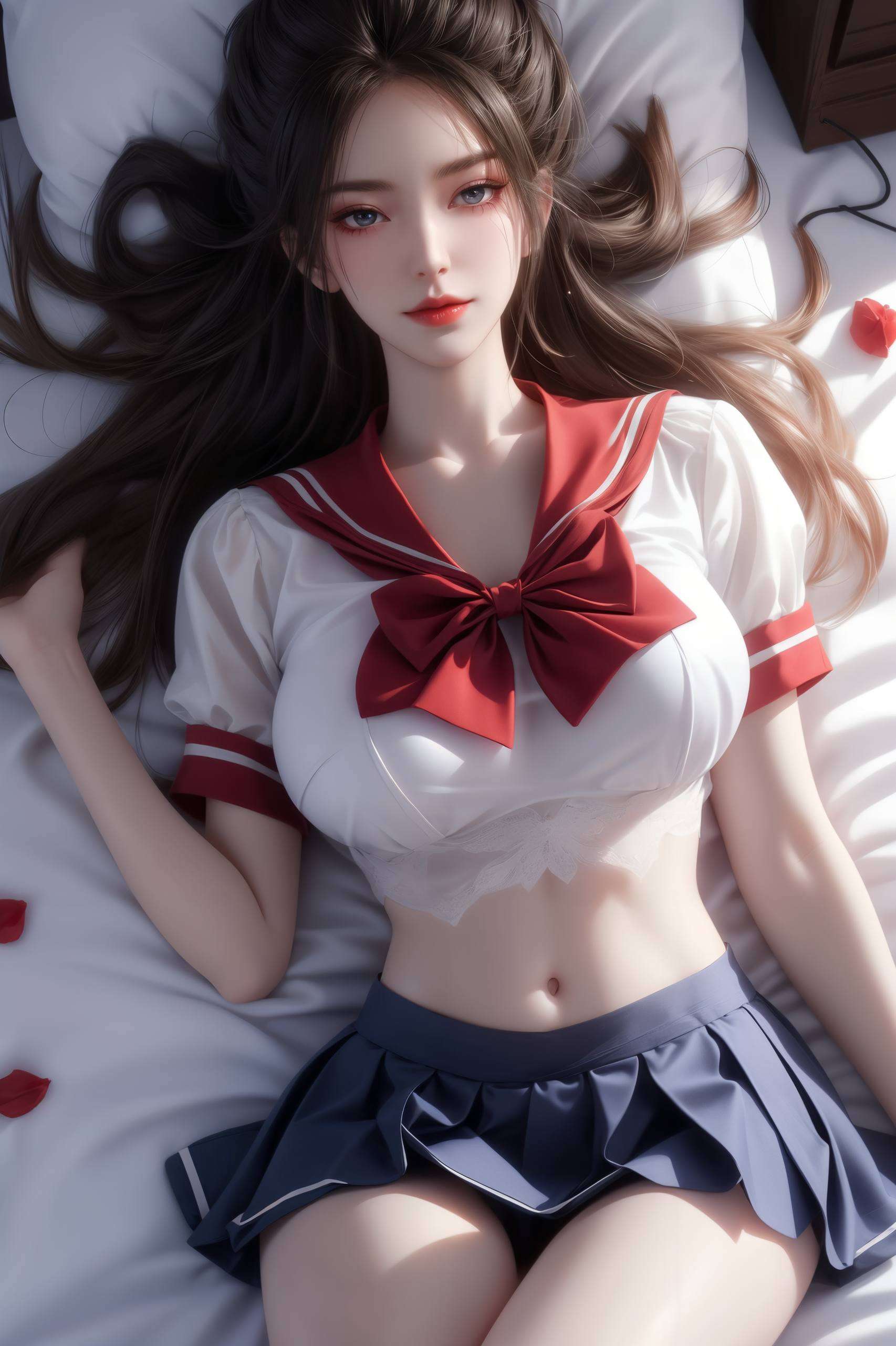 焰灵姬的舞姿单色背景凸显国漫之美