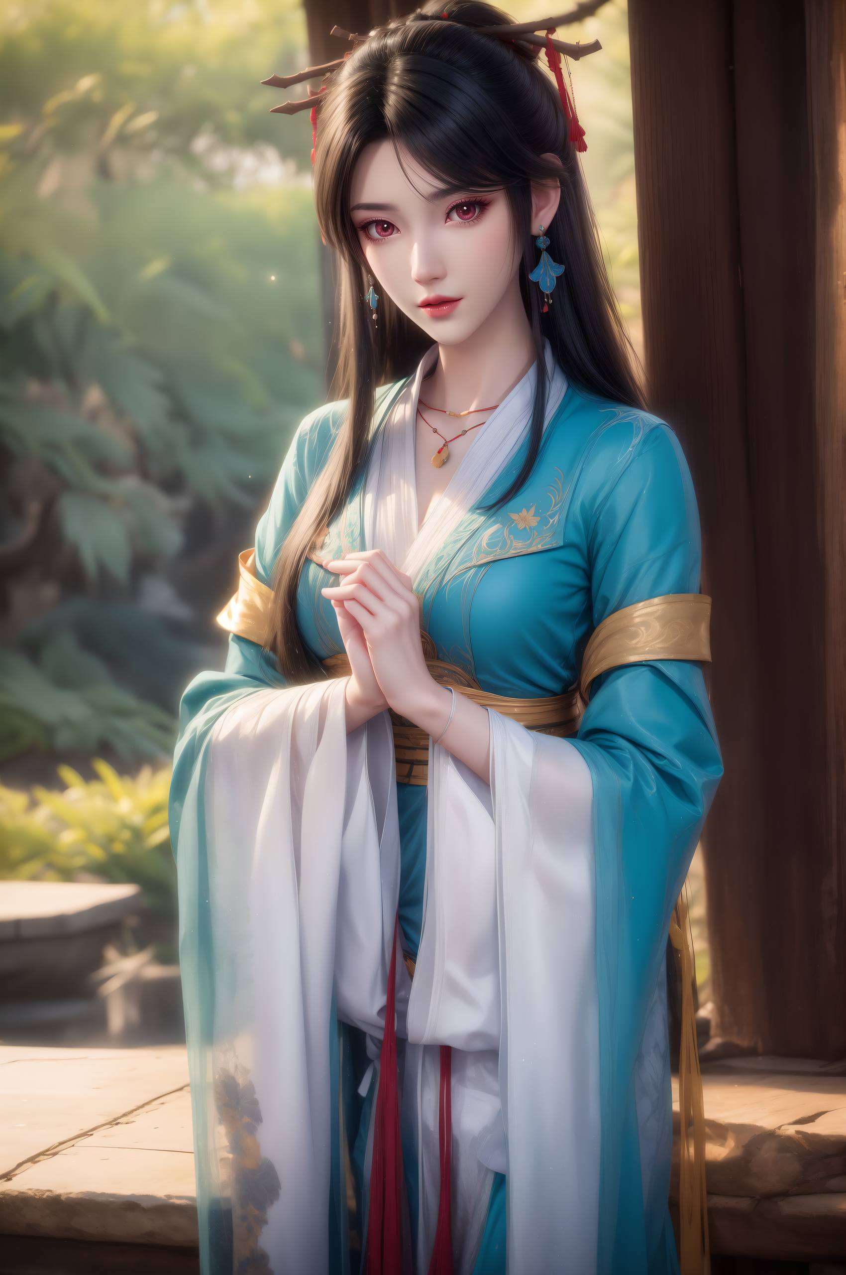 让你的桌面瞬间焕发光彩！捕捉了美女角色的每一个微妙表情