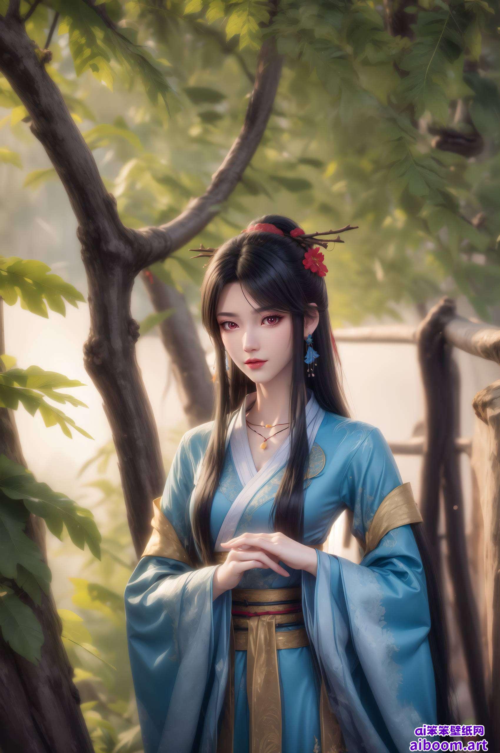 静态国漫女主AI超厉害2560p高清壁纸带你领略国漫之美