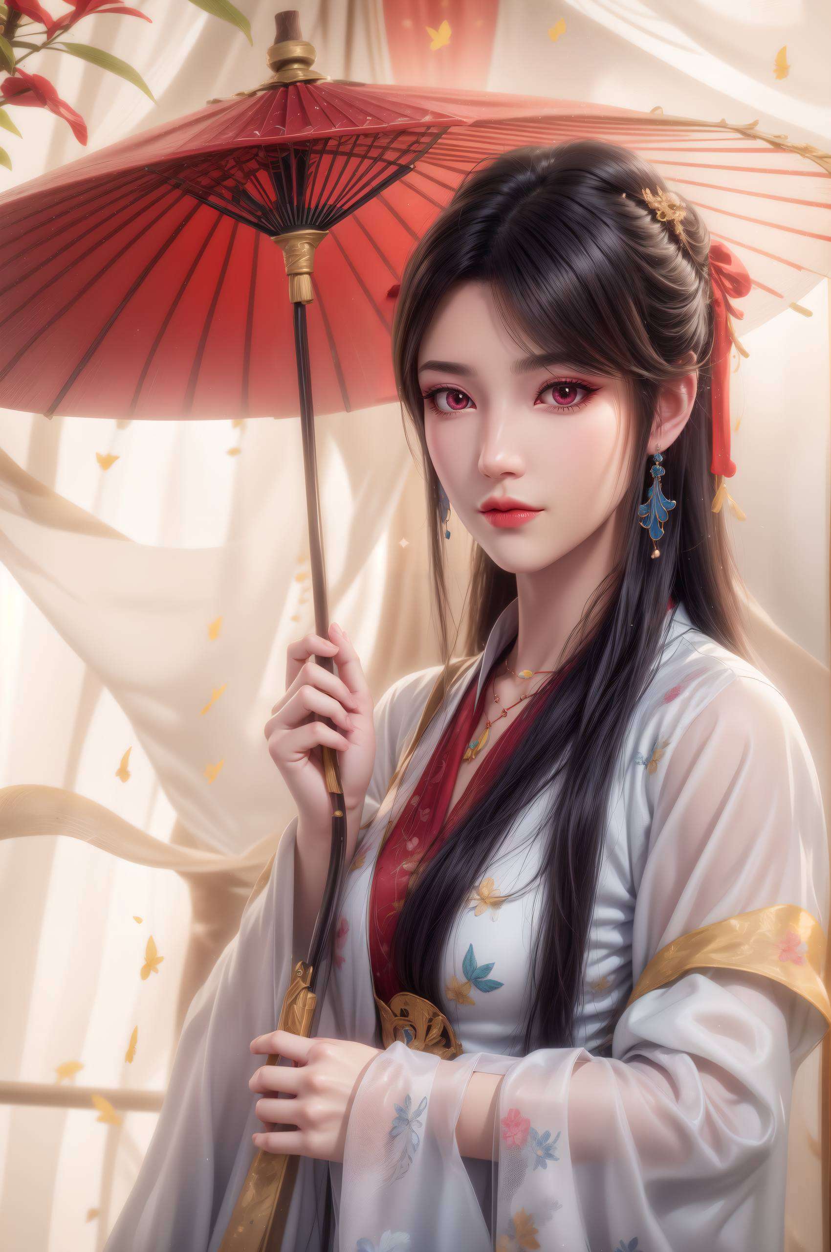 将国漫美女的灵动与AI技术的细腻完美融合每一帧都如诗如画