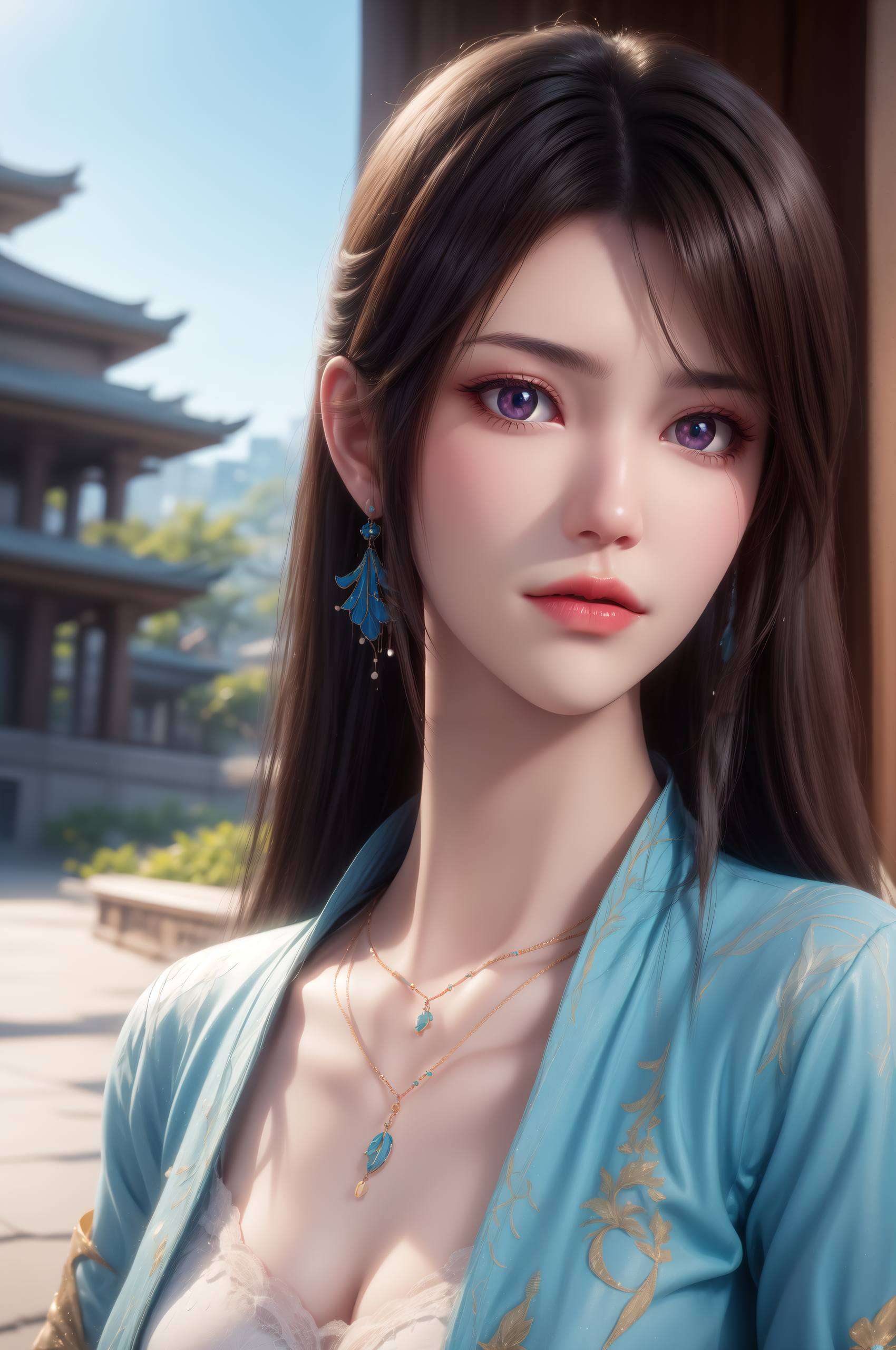 元尊夭夭的精美壁纸图文如诗如画漫步在古香古色的画卷中