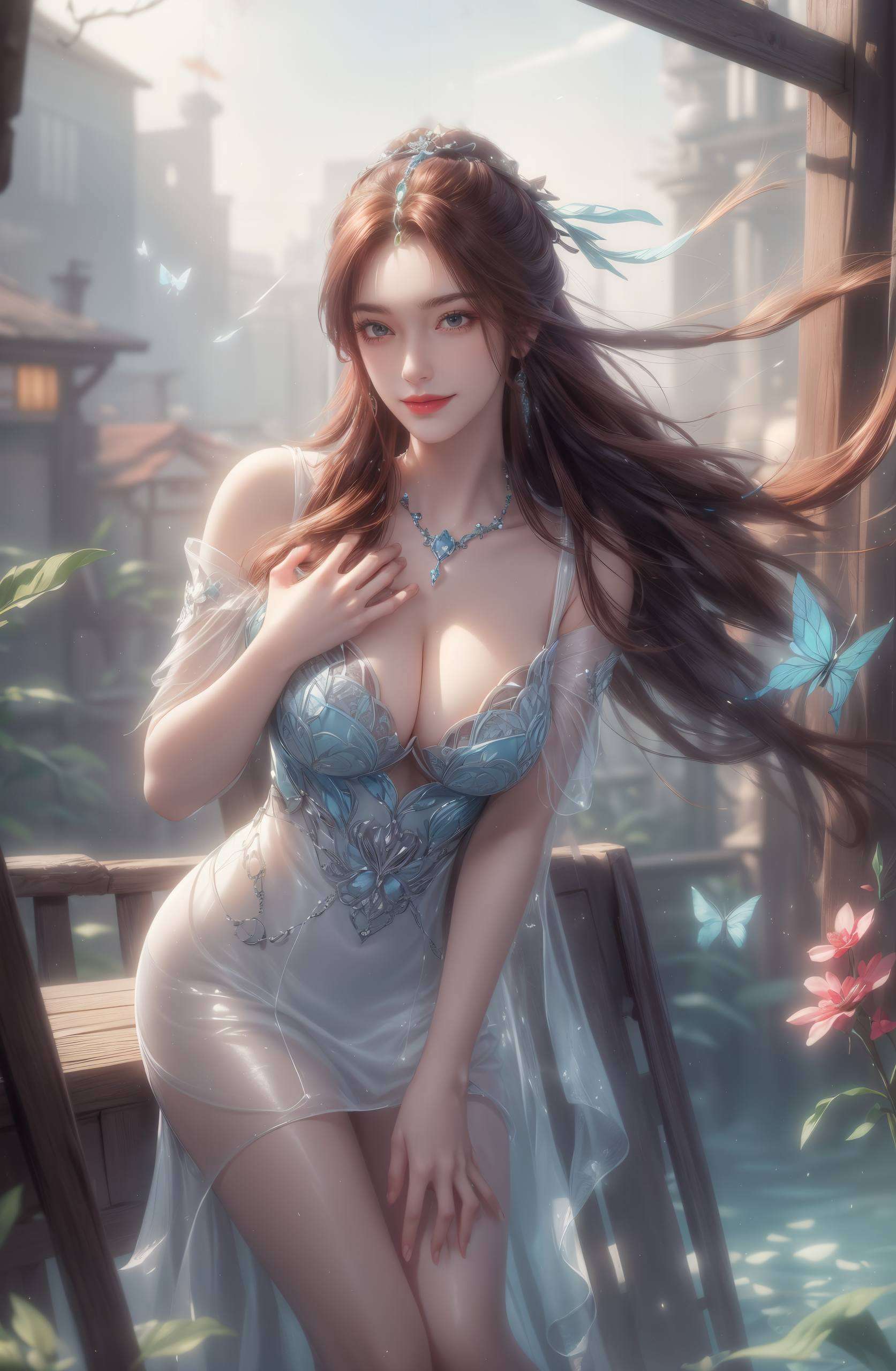 由AI壁纸设计师叶倾仙精心打造每一帧都如诗如画