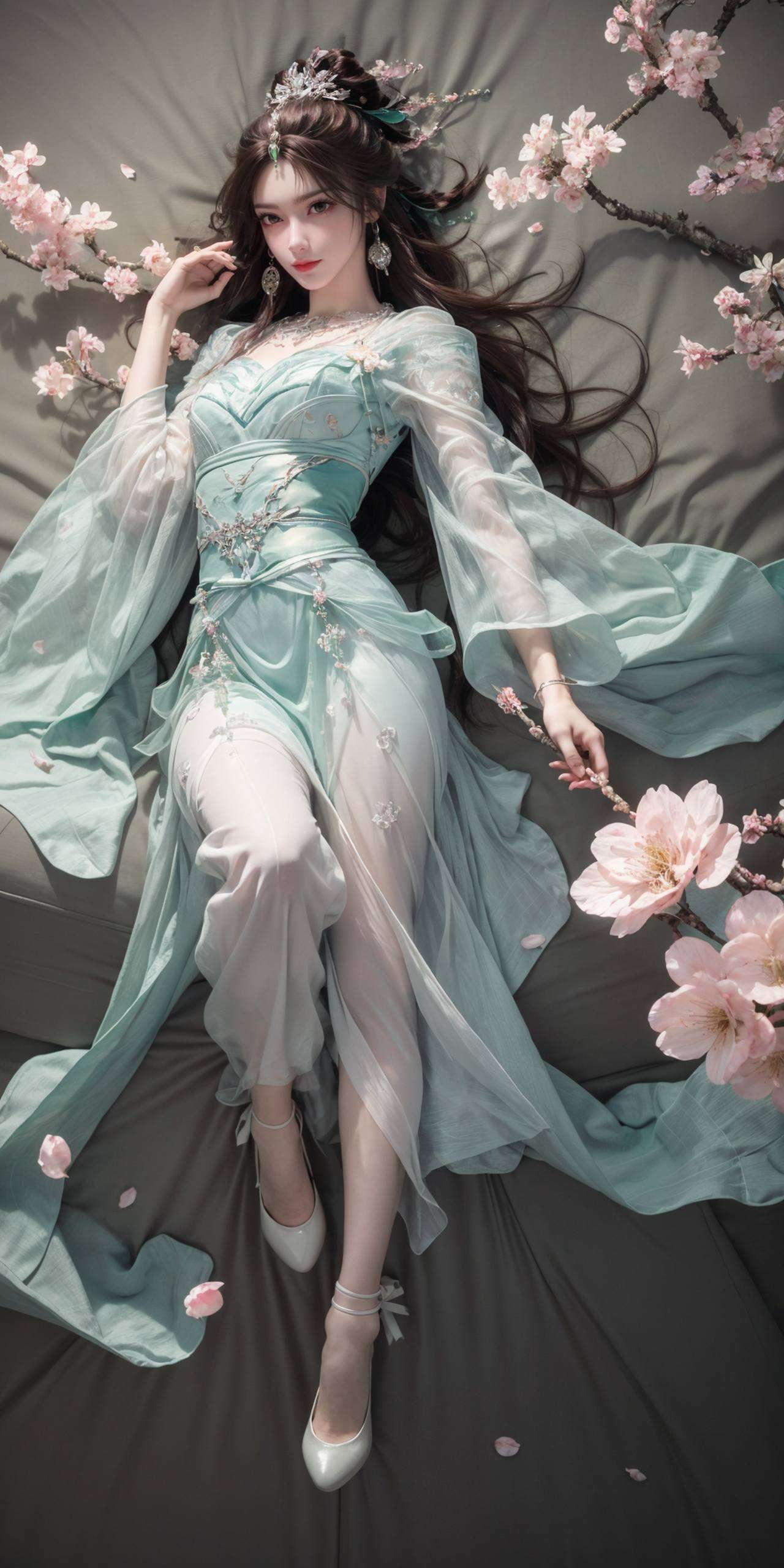 这张4K高清国漫女神唯美手机壁纸将带你领略古典与时尚的交融之美