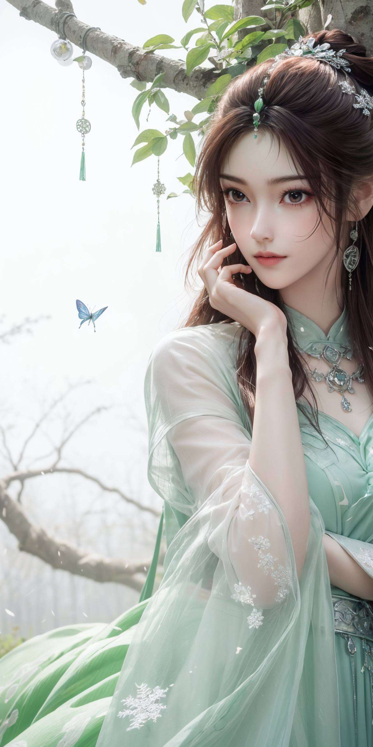 为你的手机注入一抹静谧的高级感以叶倾仙全黑色高清形象为主题