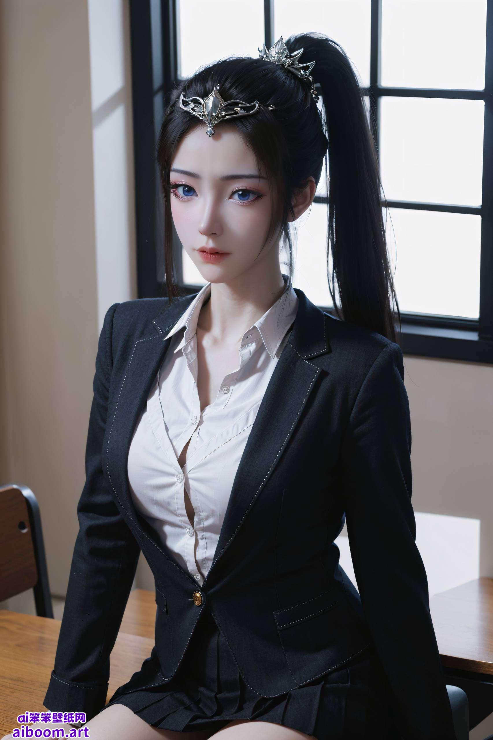 以细腻笔触勾勒出二次元的梦幻世界她的倩影在2560p的超清画质中更显灵动