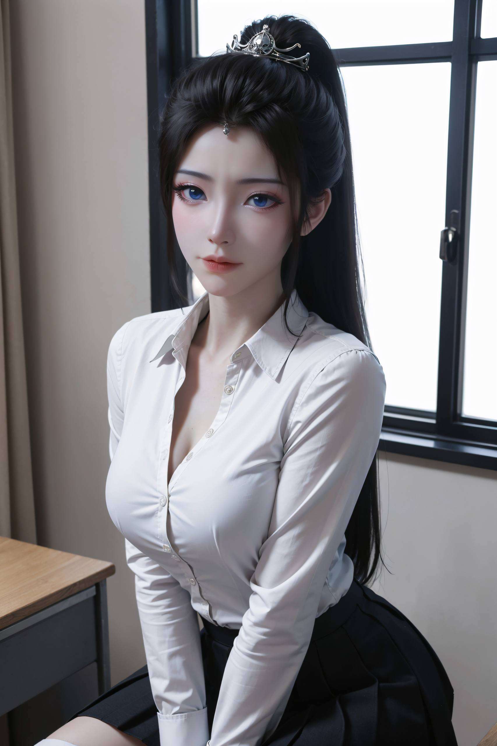 每一次锁屏都是穿越次元的奇妙旅程二次元动态壁纸《元龙》中的高瑶跃然屏上
