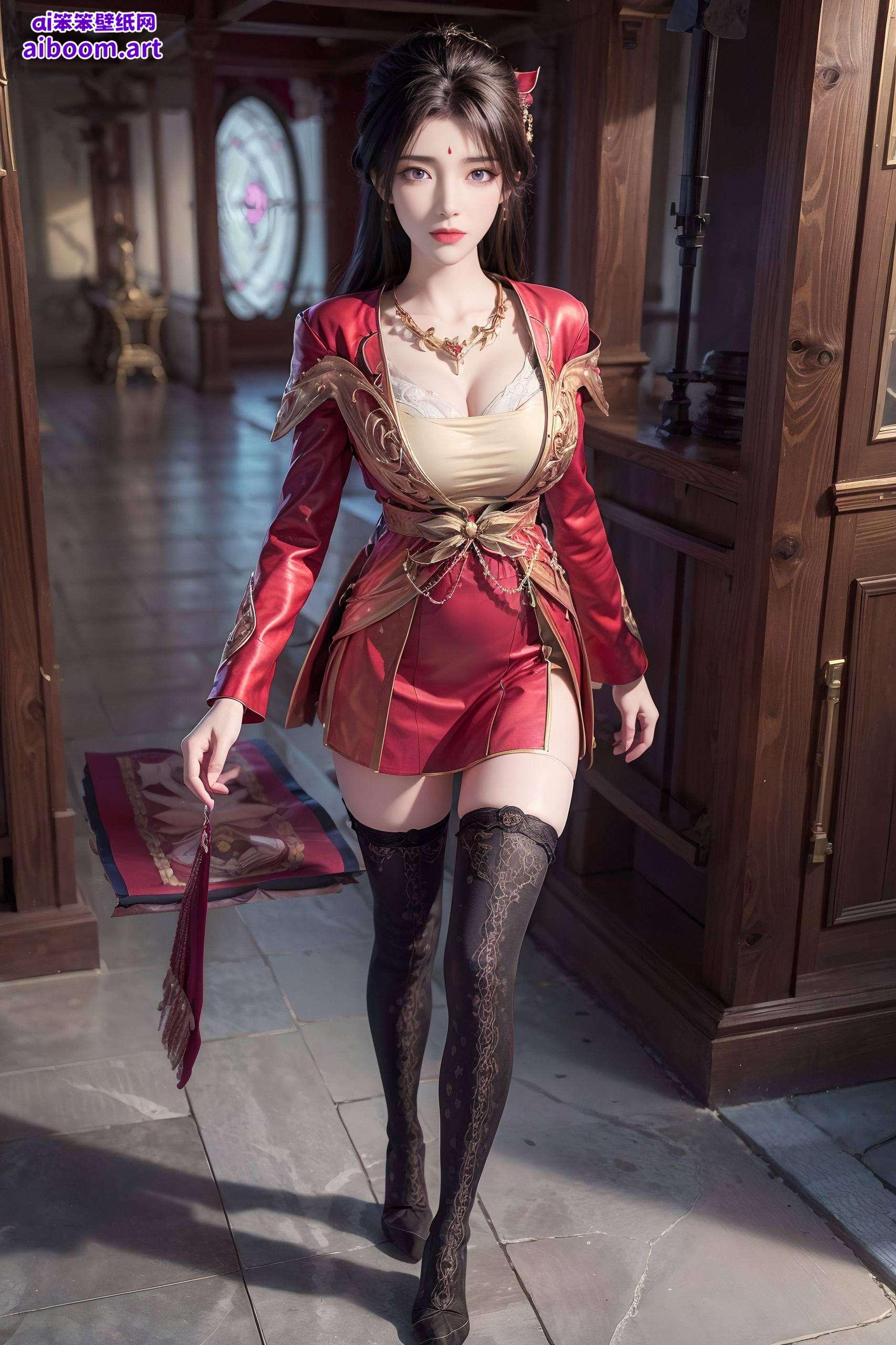 细腻笔触灵动眼神与甜美笑容