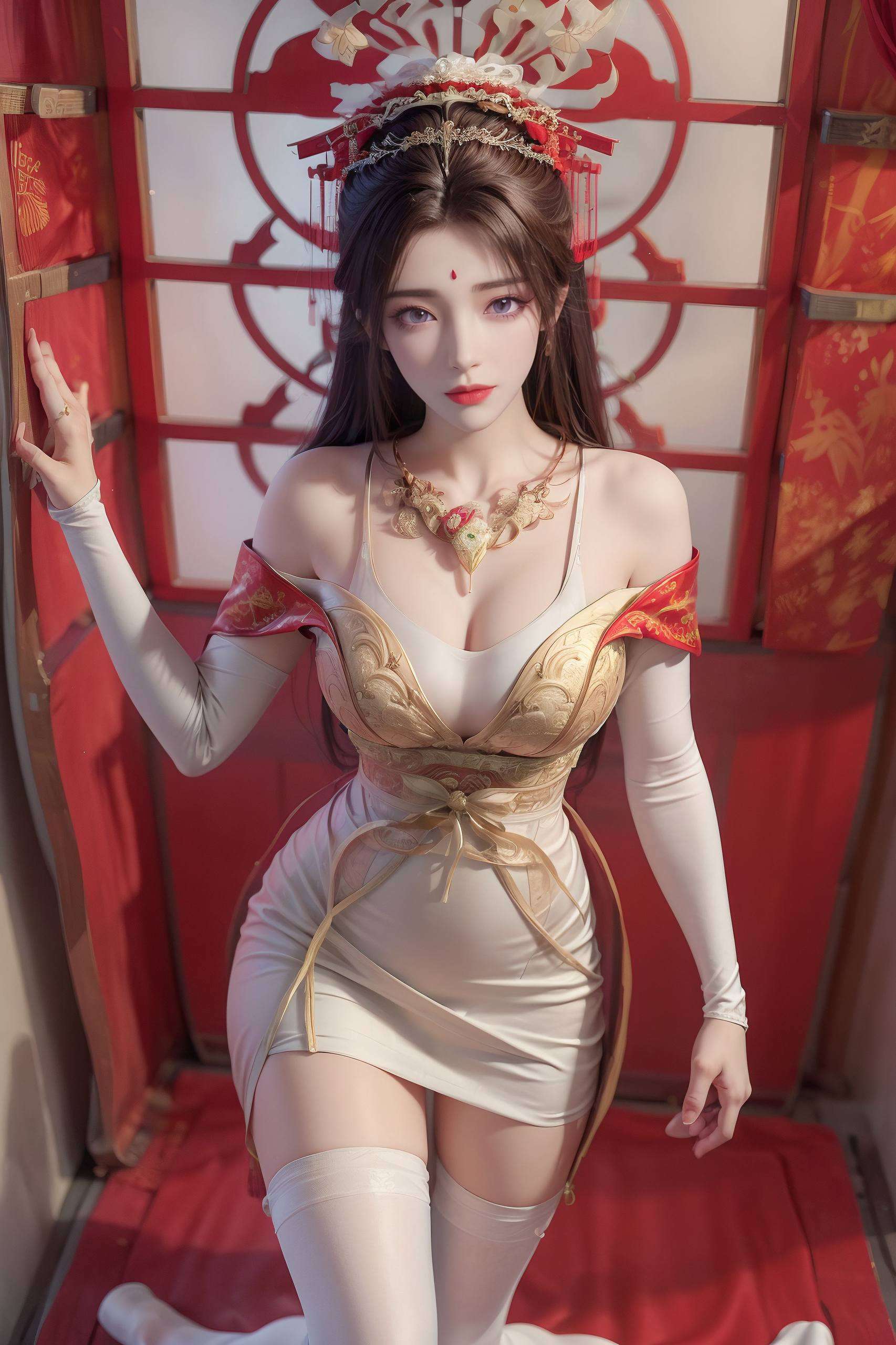 风格独特的国漫美女月婵锁屏壁纸免费下载
