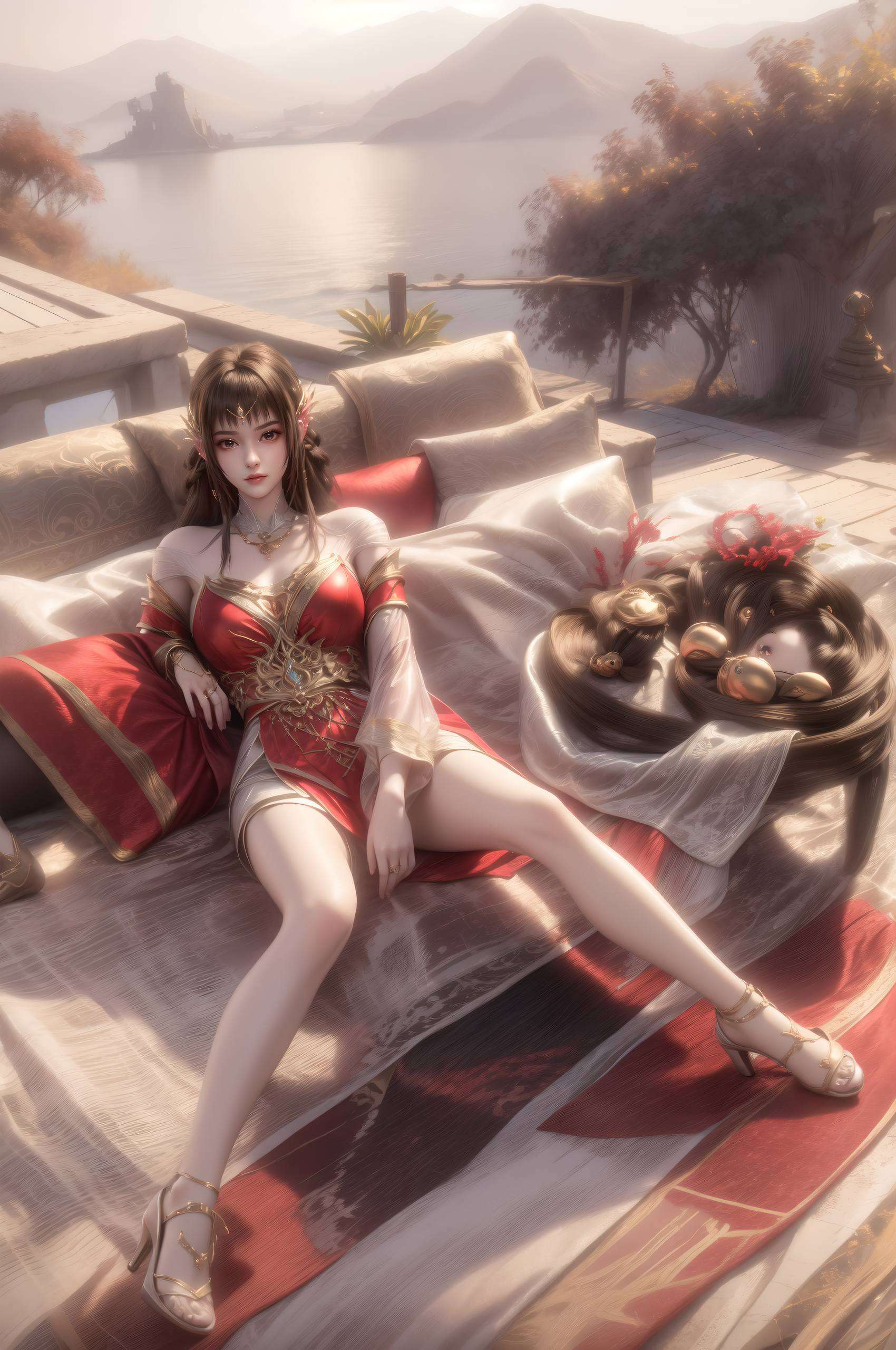 不仅是一幅视觉盛宴那抹静谧的仙气