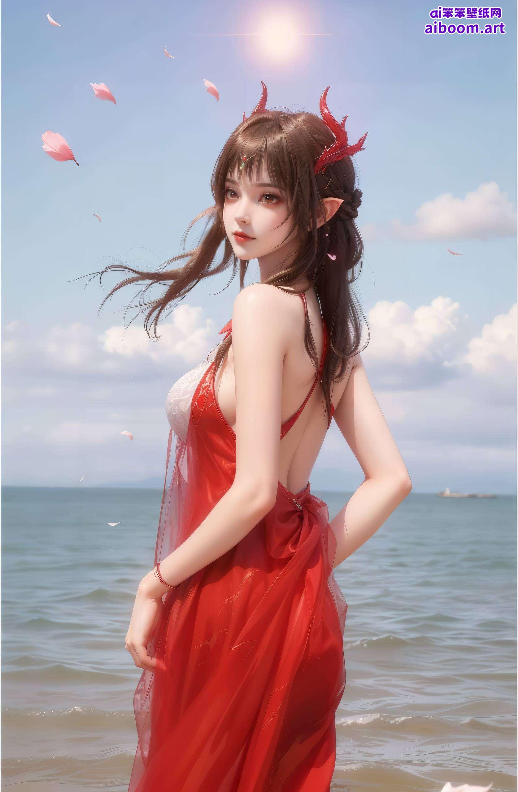 这张名为“云落的霸气壁纸”以其独特的国漫美女风格融合了丝绒平板的质感与粉色的浪漫