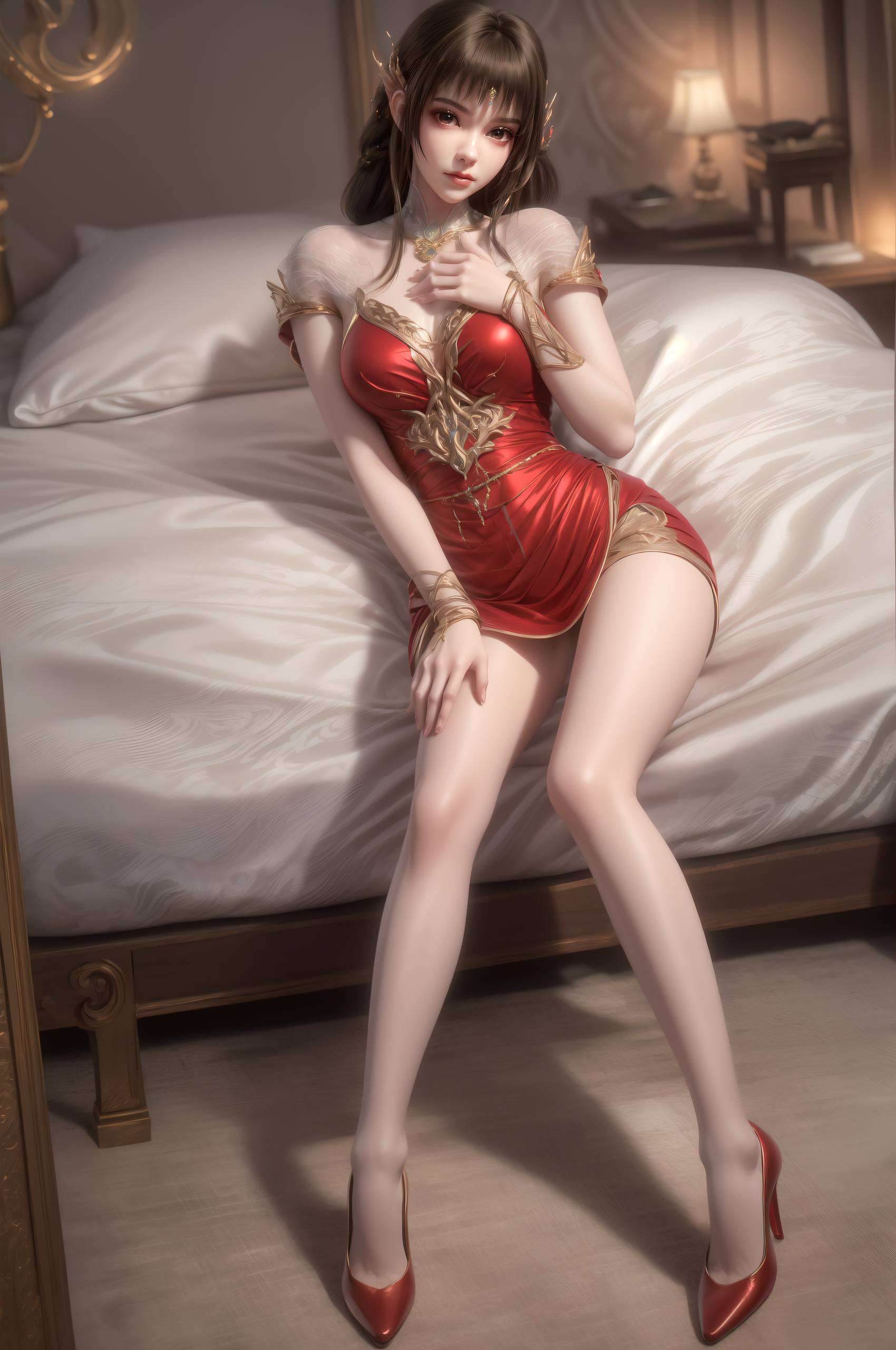 搭配AI同人的细腻笔触每一处细节都彰显着她的独特魅力