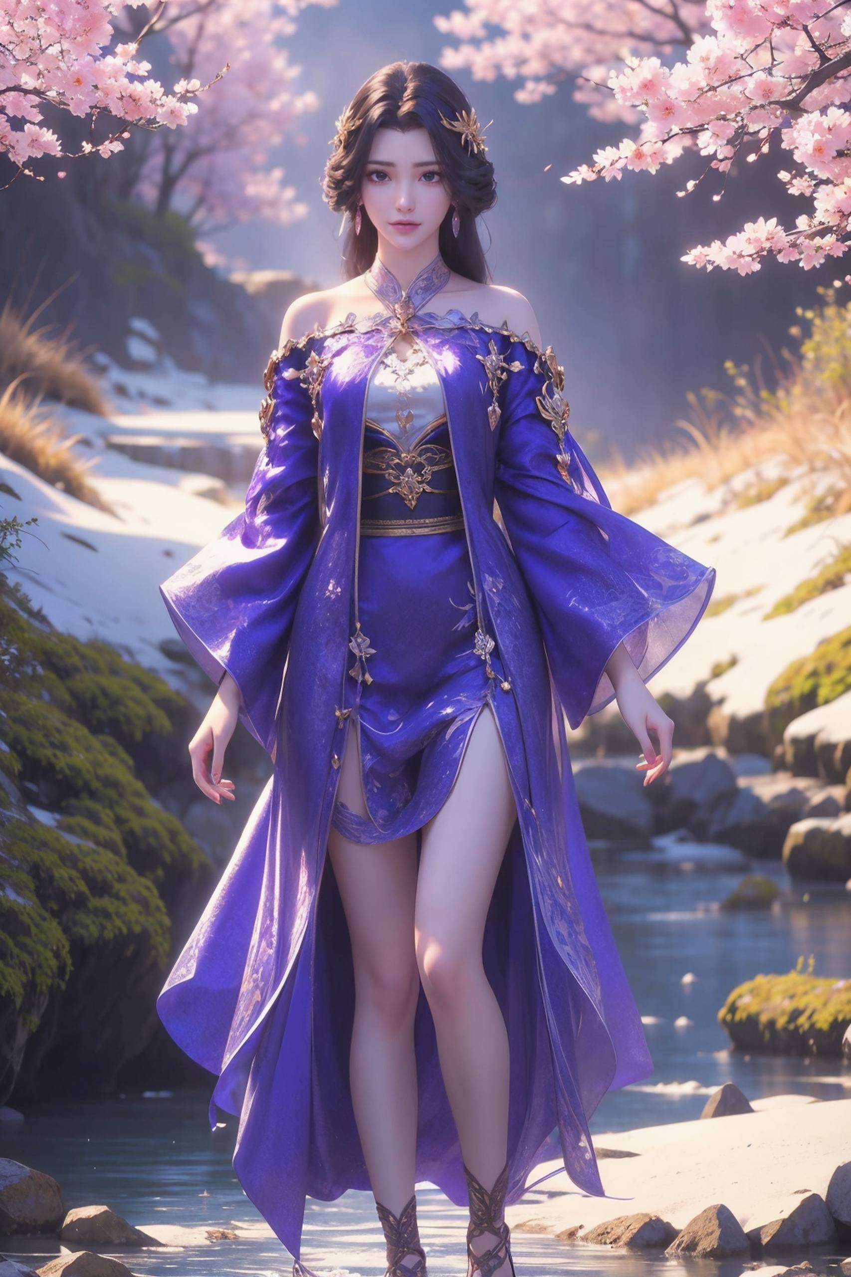将她的倩影设置为你的手机壁纸细腻描绘出她的每一个细节