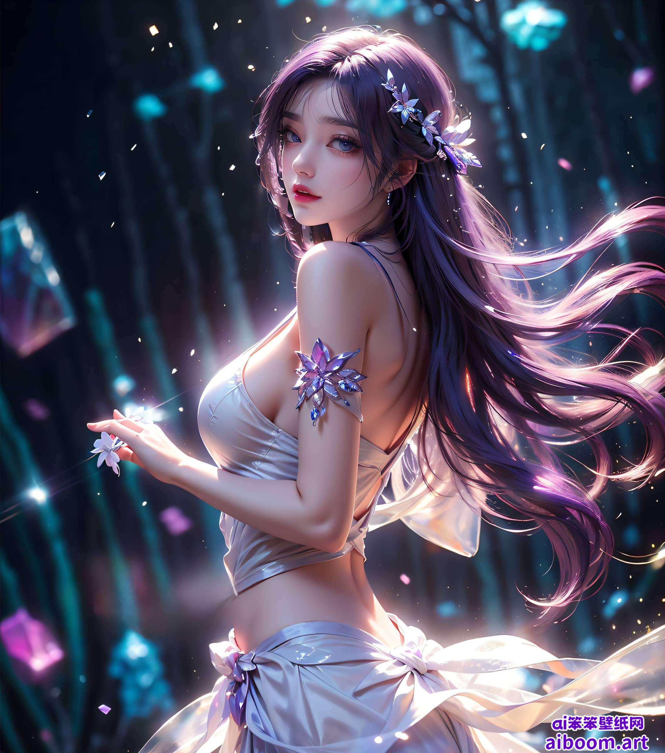 打造出这张别具一格的国漫女神壁纸让你的手机瞬间焕发不凡光彩