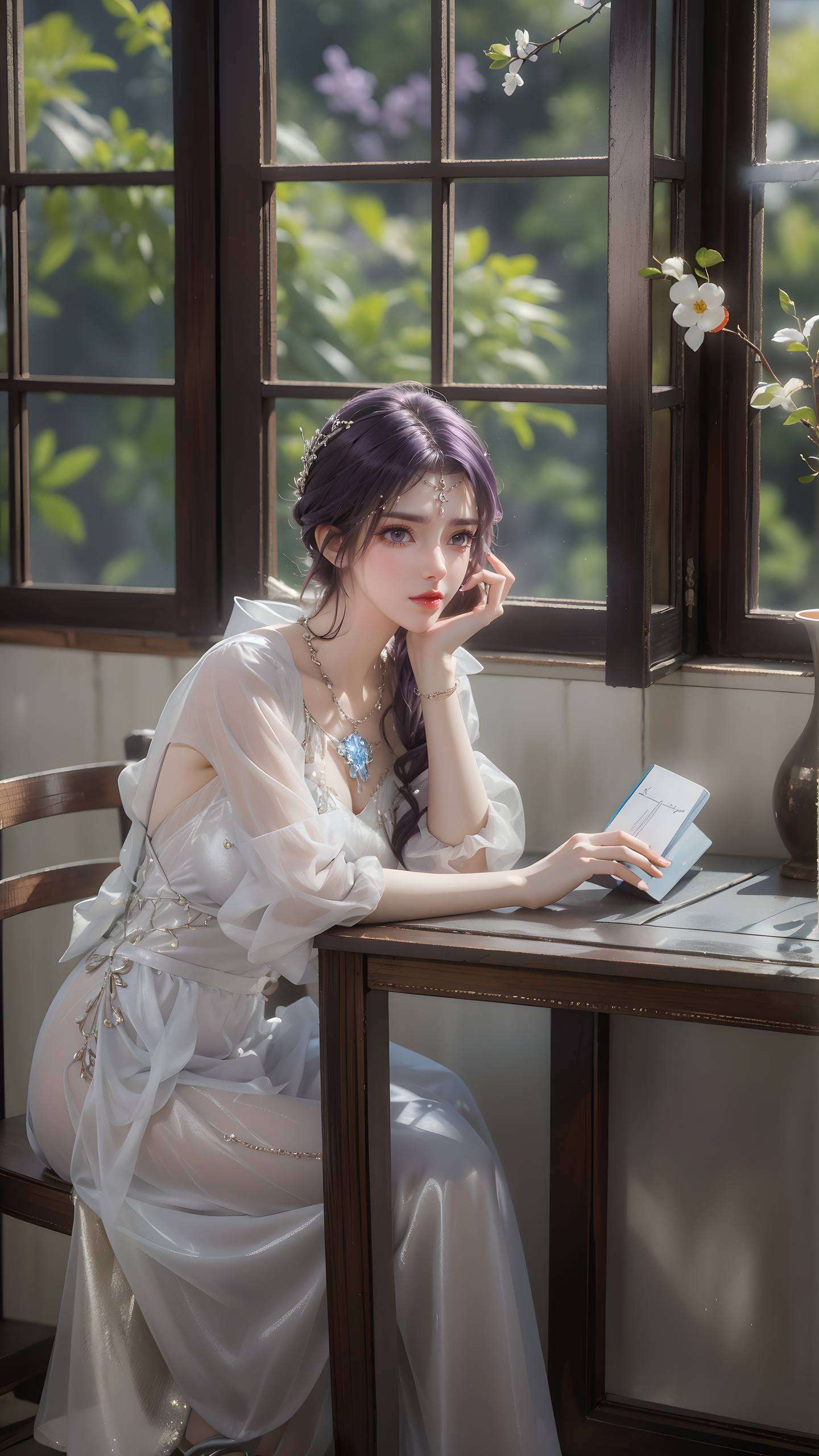 都在壁纸中绽放光彩两位国漫女神