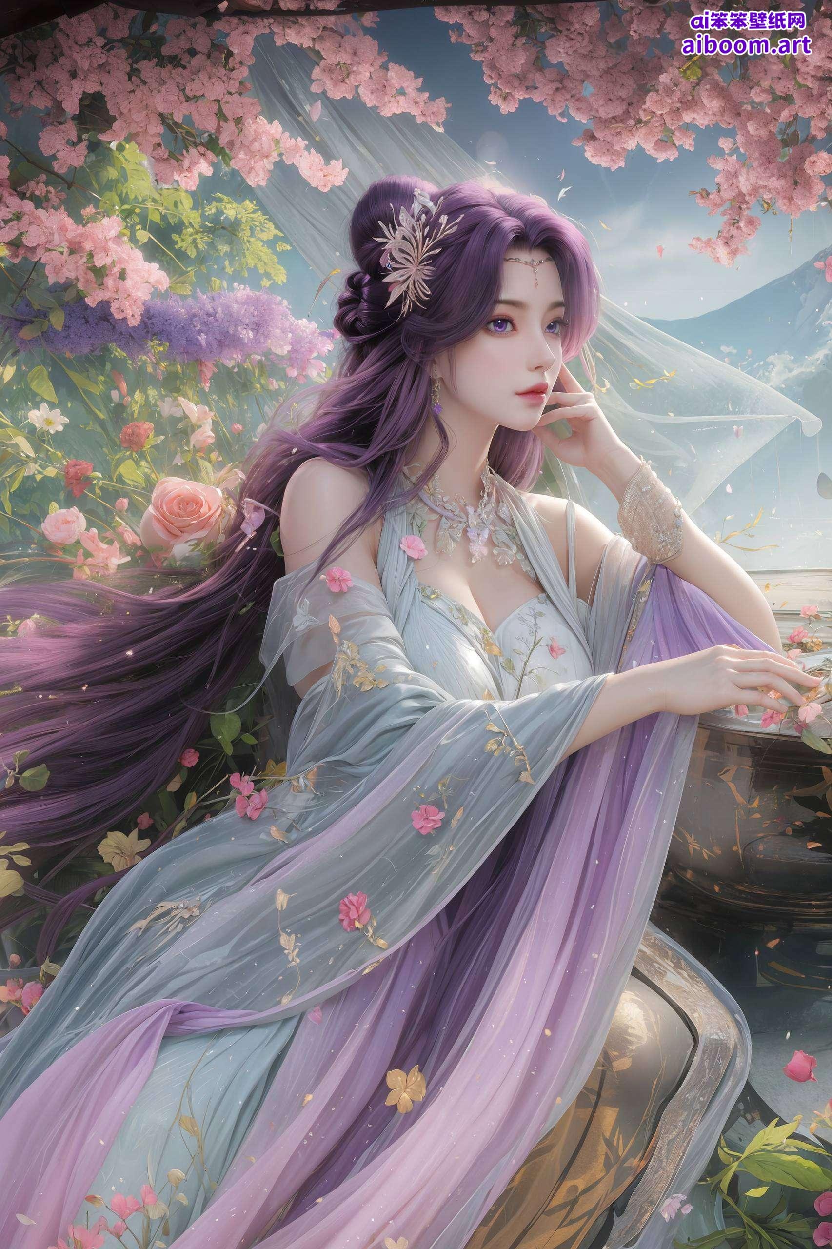 将国漫美女云曦的绝美风华尽收眼底轻松打造个性化手机壁纸