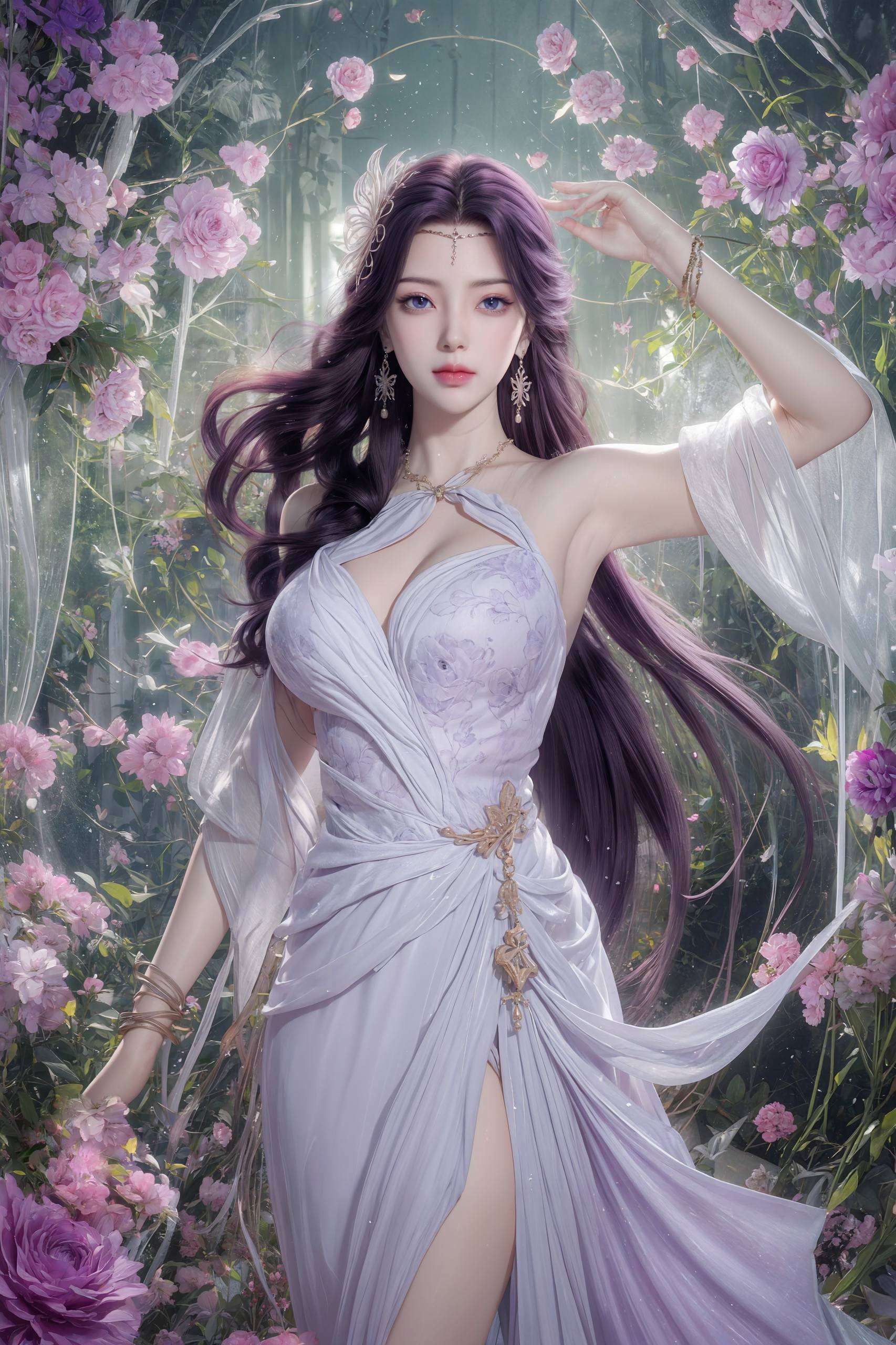 细腻描绘了她擦泪的瞬间为你的桌面带来一抹清新的古韵风情