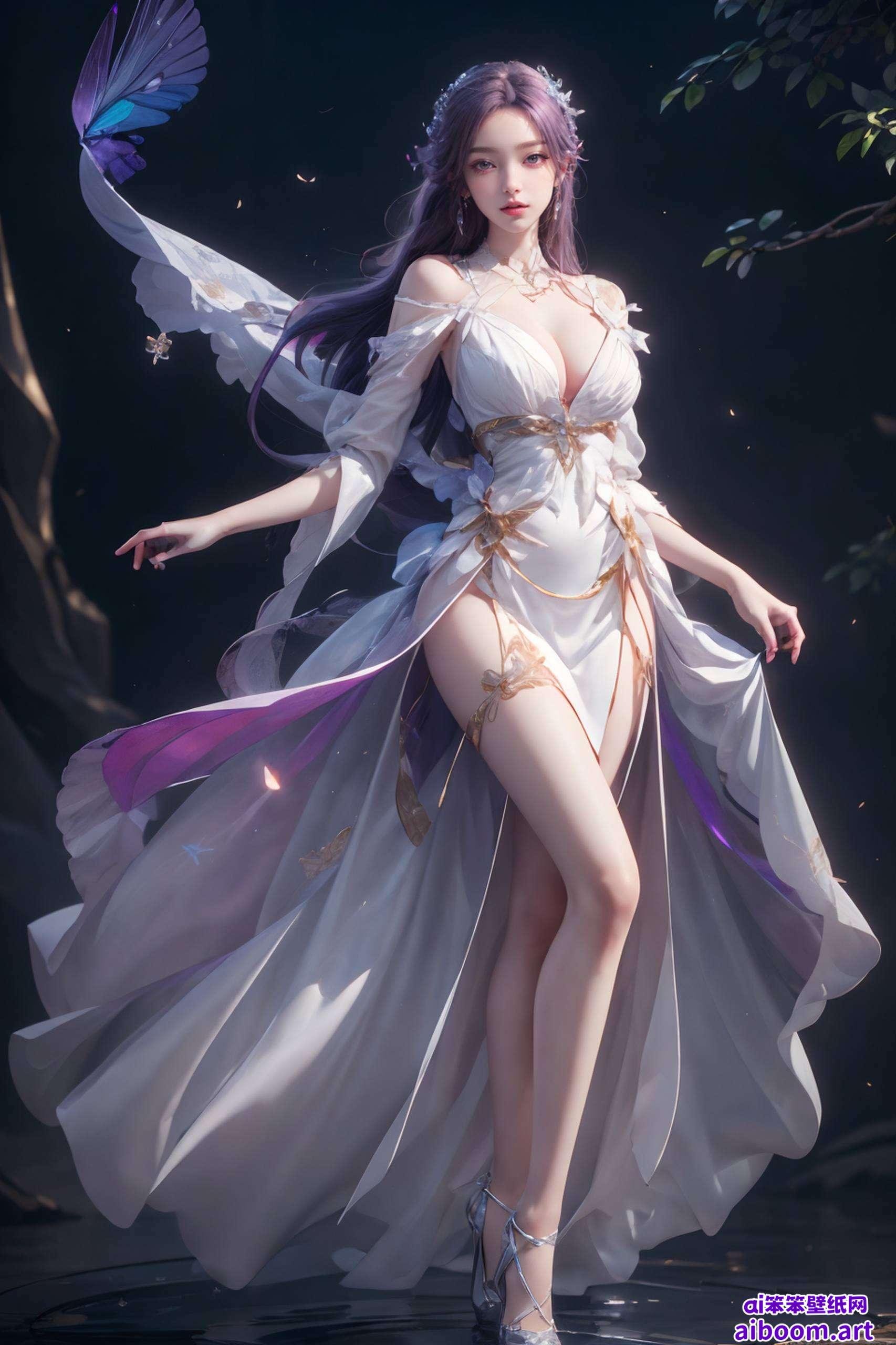 让她宛如粉色童话中的公主高清壁纸呈现她的甜美风采