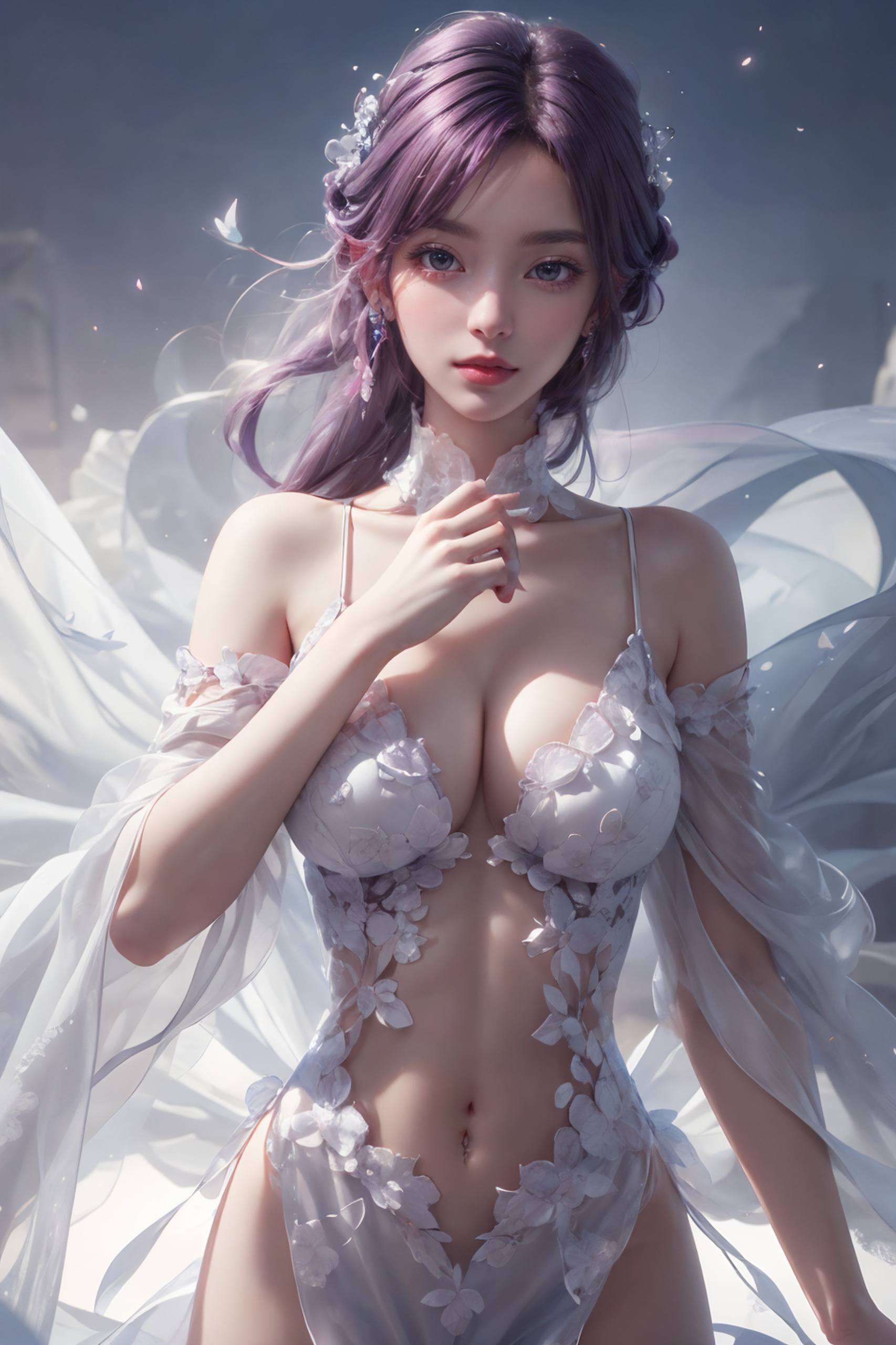 让每一次解锁都充满期待紫色哑光的安卓AI美女——动漫云曦的真身