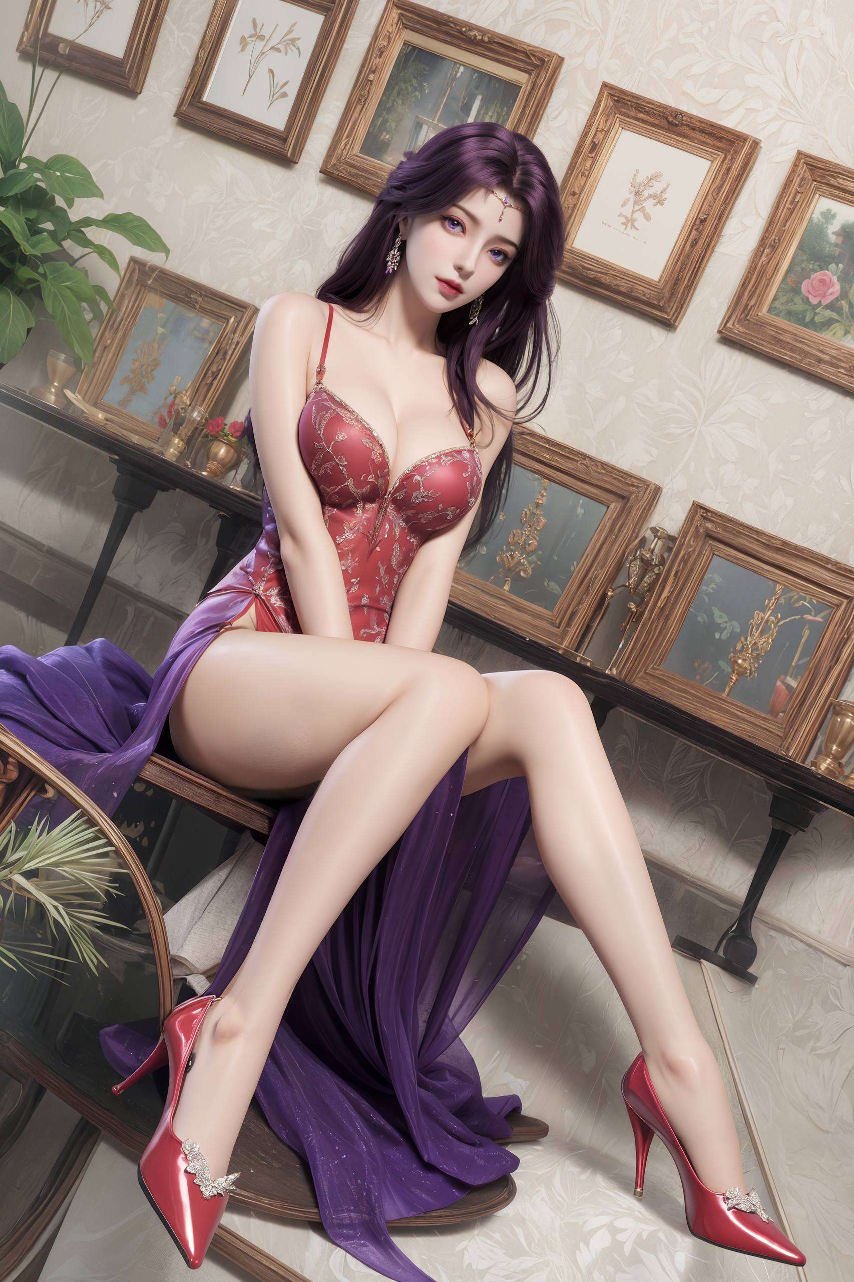云曦双人壁纸带你领略未来科技与古典美学的完美融合