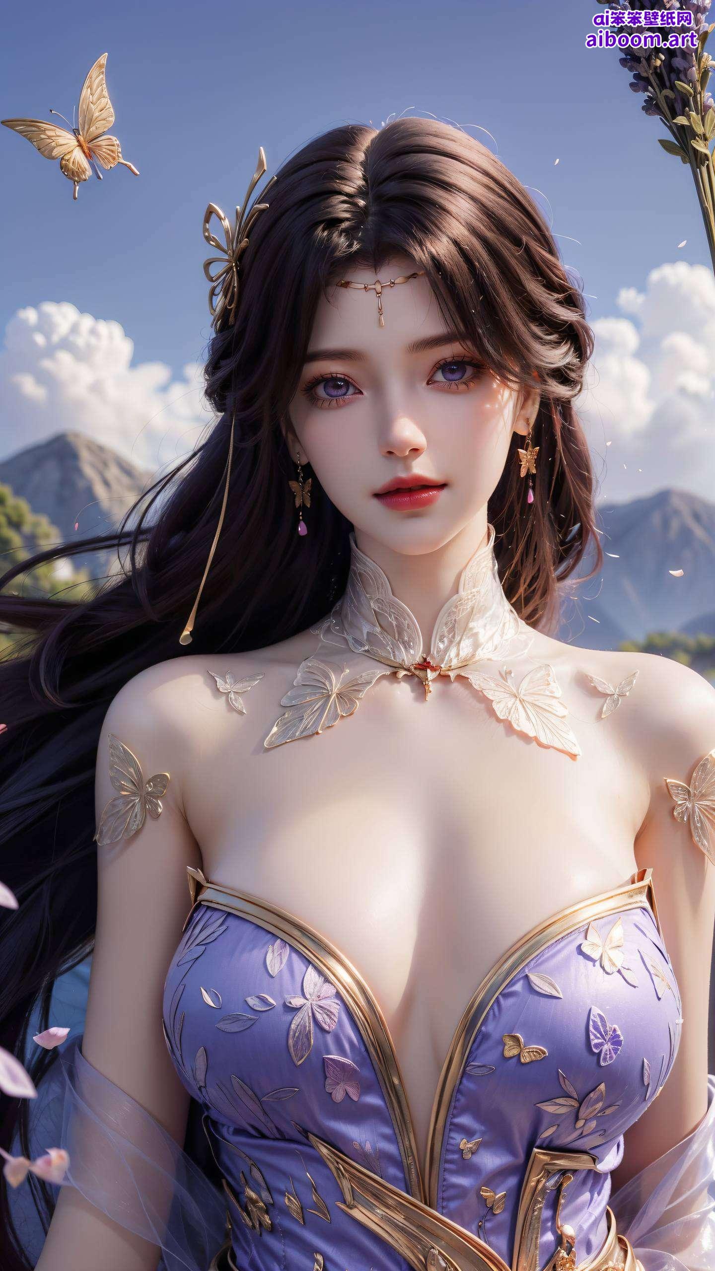 尽在这温馨一笑国漫女神的笑容如花开绽放