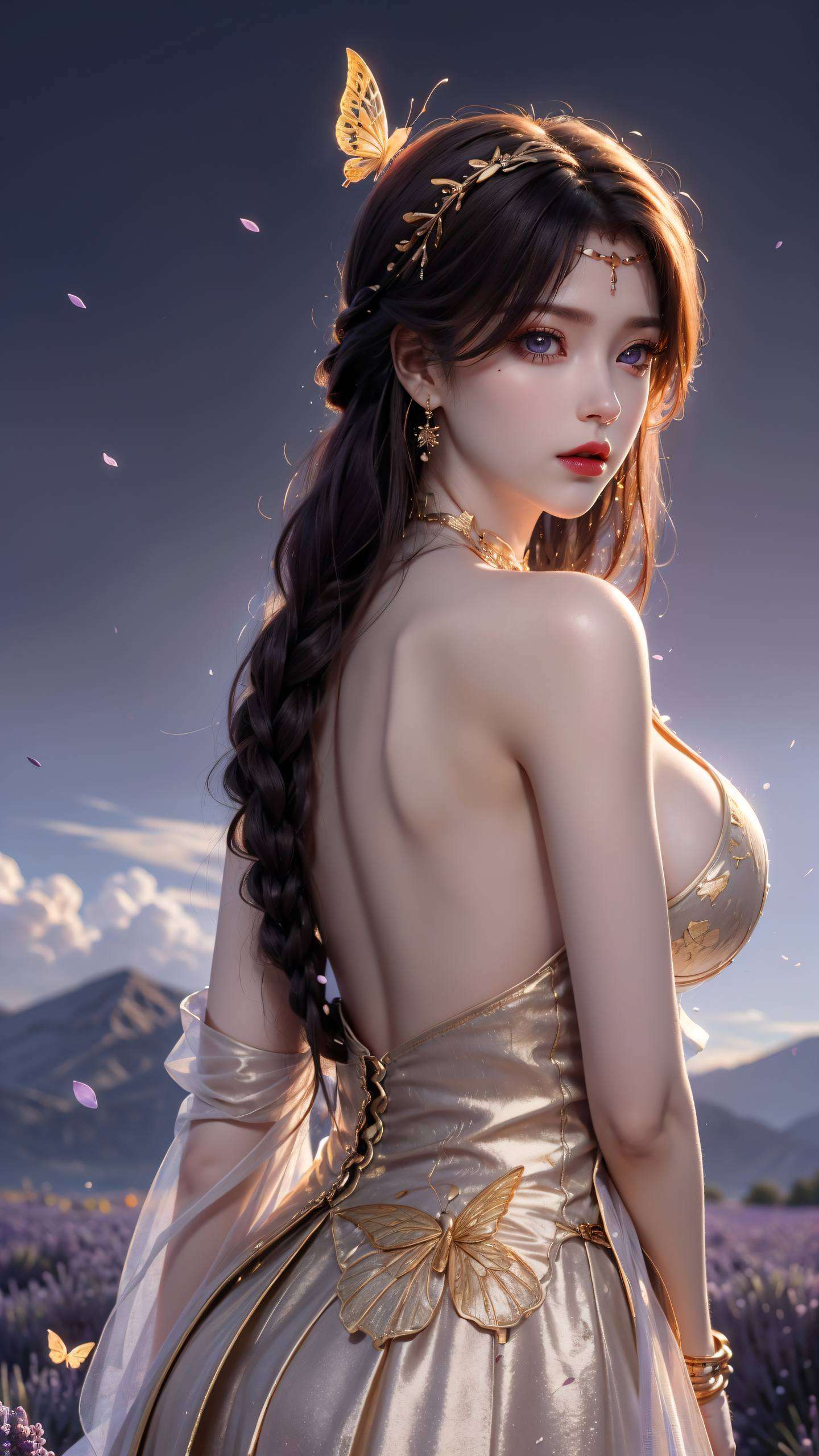 细腻描绘这张超好看国漫女主AI活力iPad国漫女神壁纸