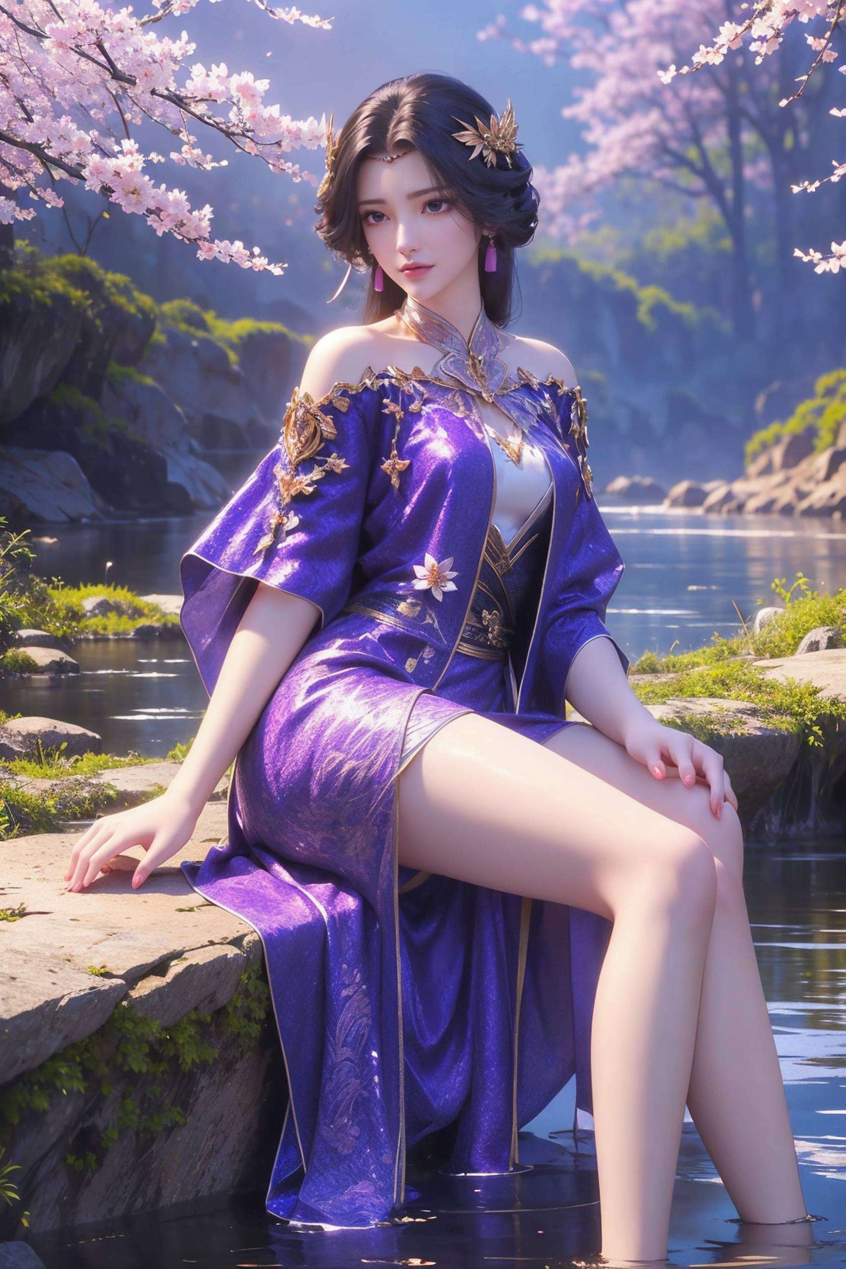 以她的娇羞美态这位最新国漫女主