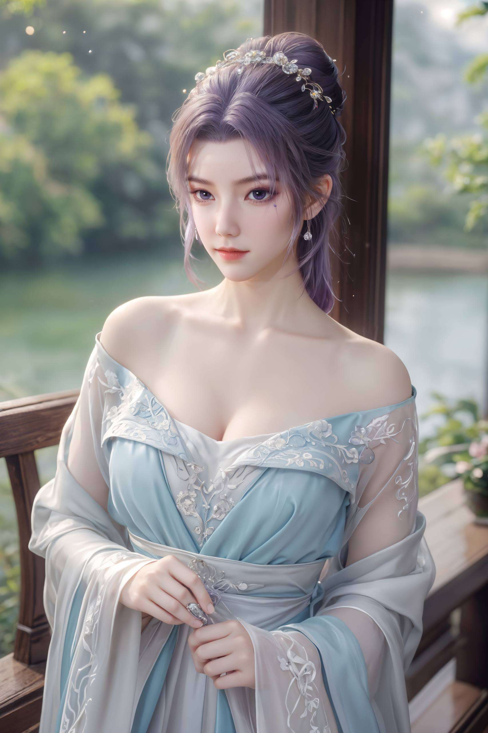 紫色的高清壁纸【云霄女神】点亮你的手机屏幕