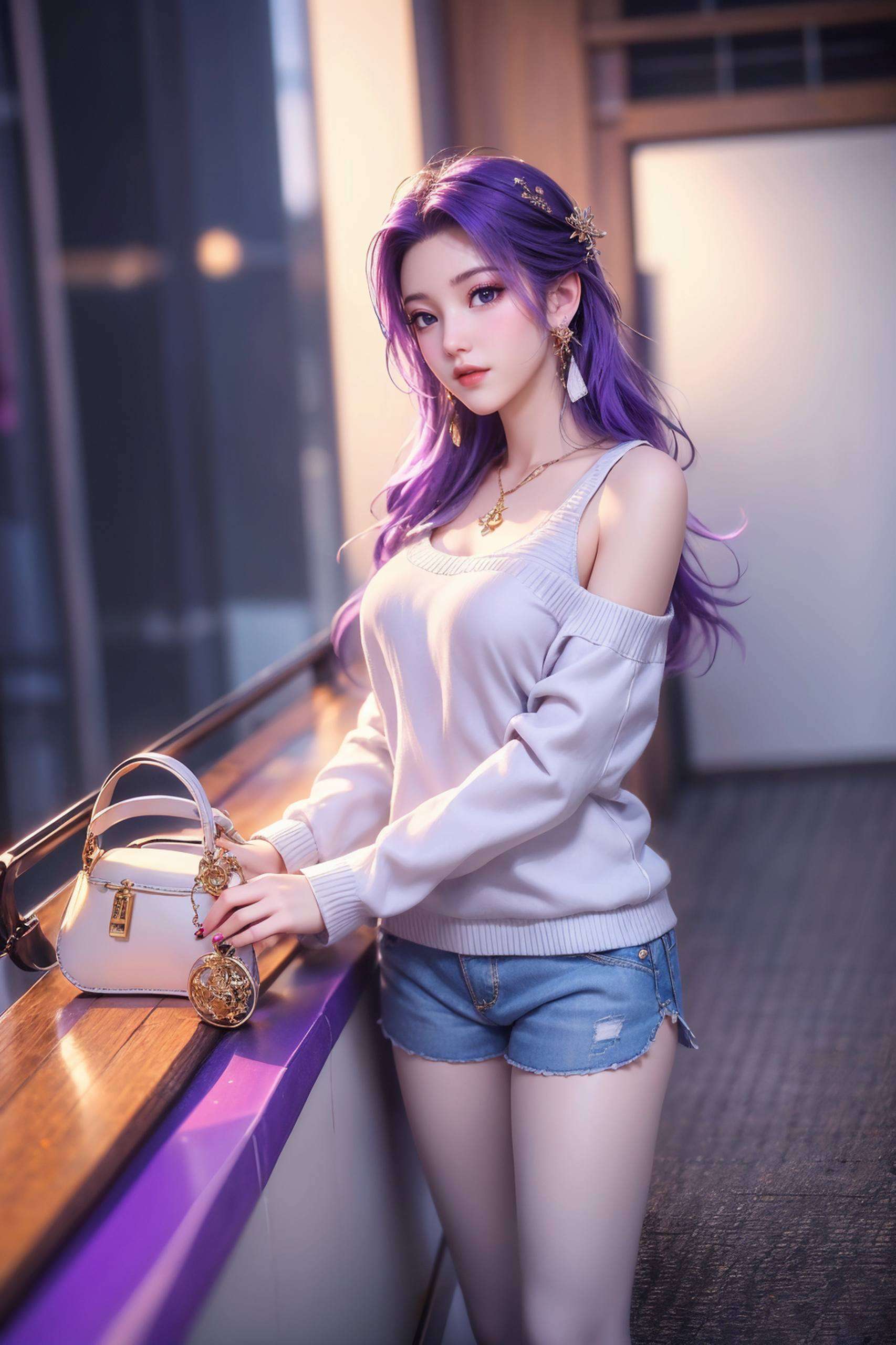 为你的手机增添一份别样的风情这张唯美金属质感的iPhone国漫美女背景图片