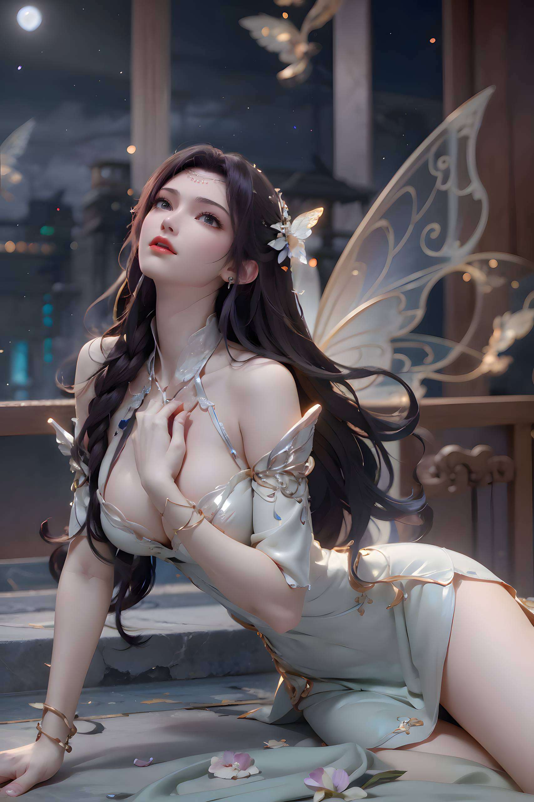 犹如Android系统中的绝美精灵她的每一次眨眼都仿佛藏着宇宙星辰