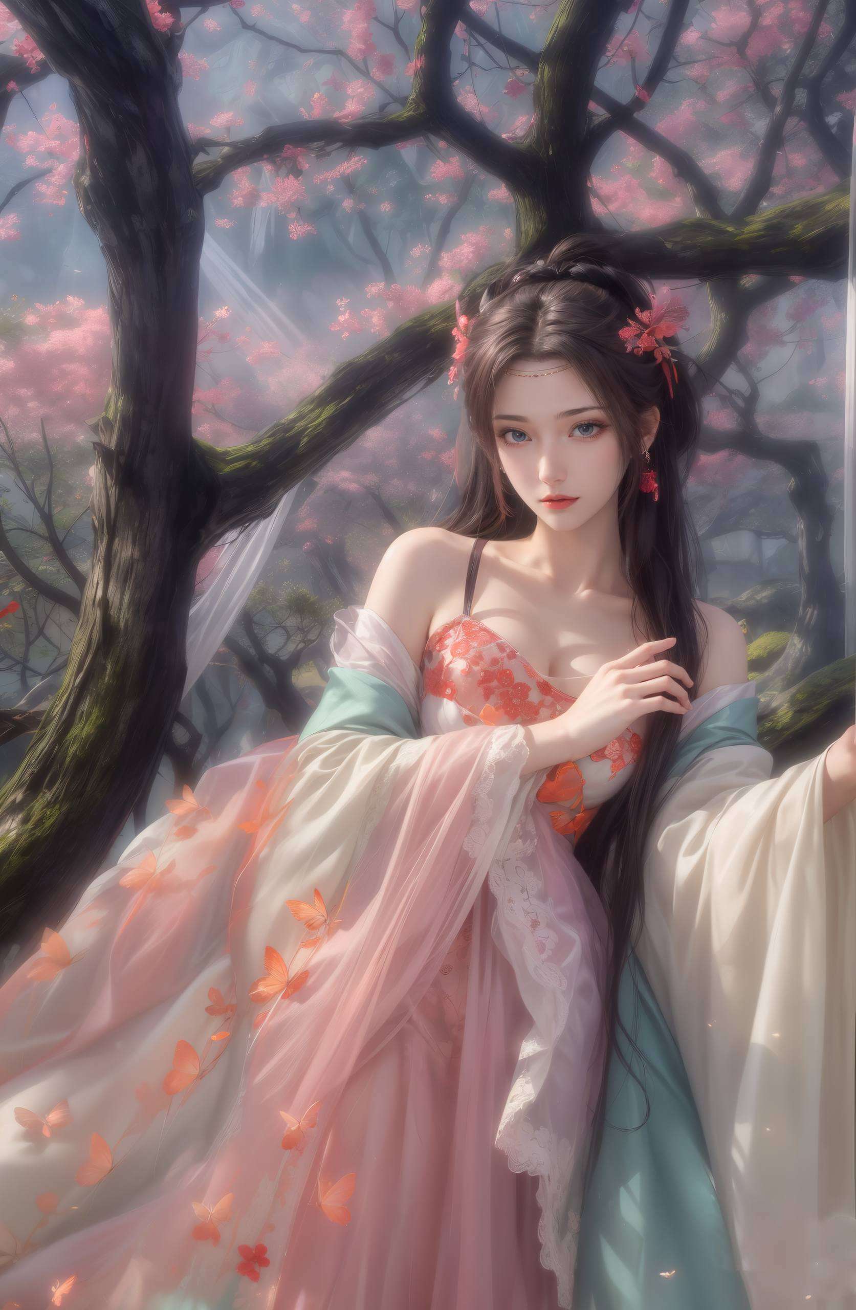 这张动态壁纸每一个细节都如诗如画