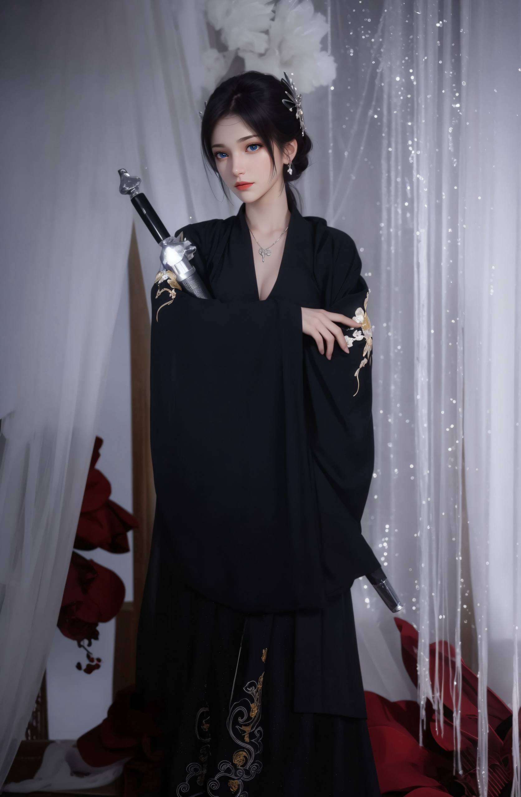 高清2K分辨率展现了云韵的英姿飒爽